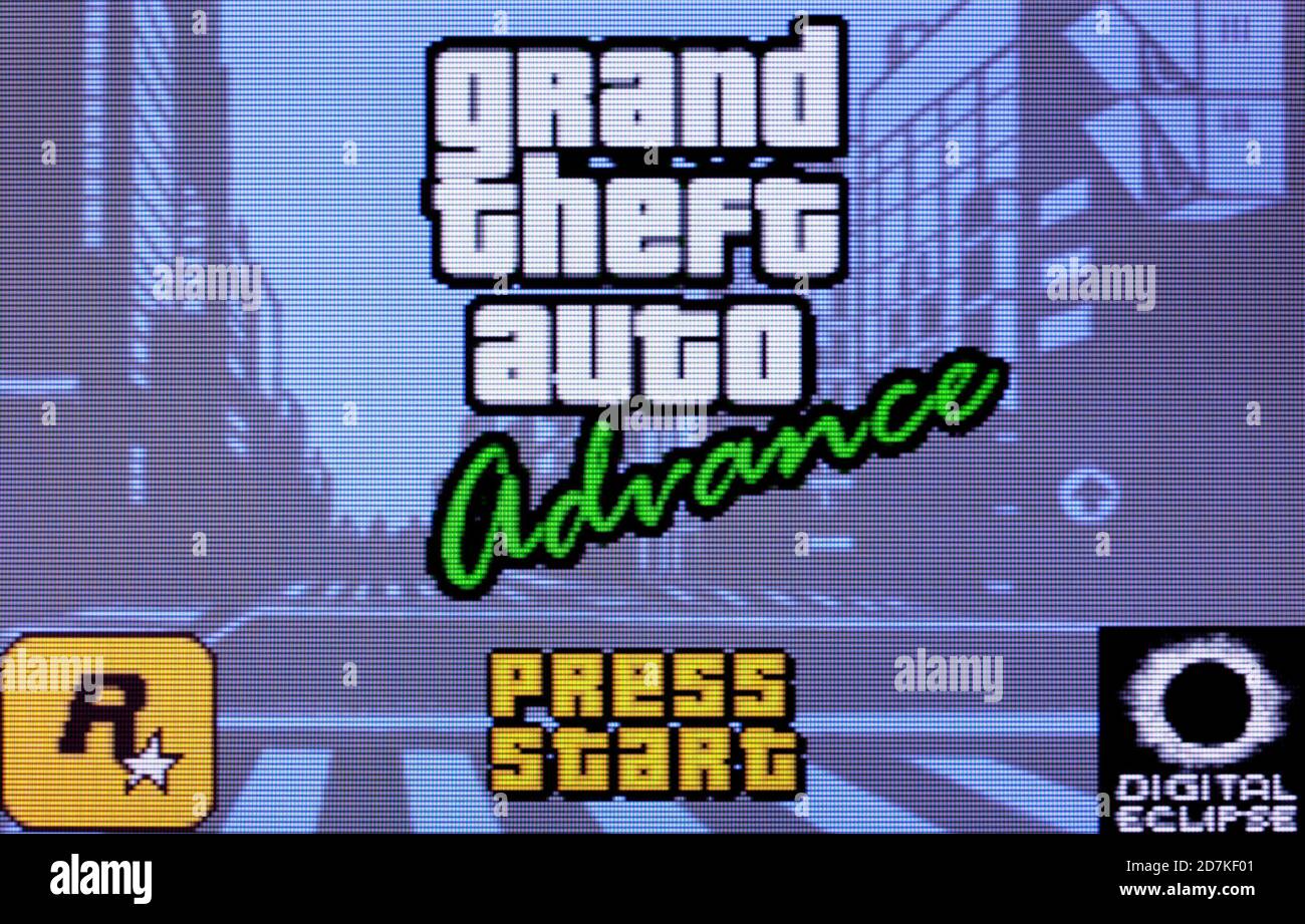 Grand Theft Auto Advance - Nintendo Game Boy Advance Videogame - usage éditorial seulement Banque D'Images