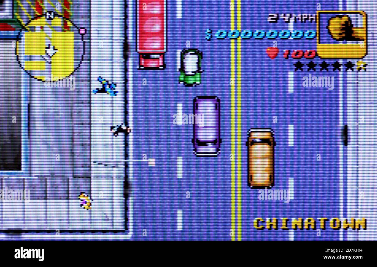 Grand Theft Auto Advance - Nintendo Game Boy Advance Videogame - usage éditorial seulement Banque D'Images