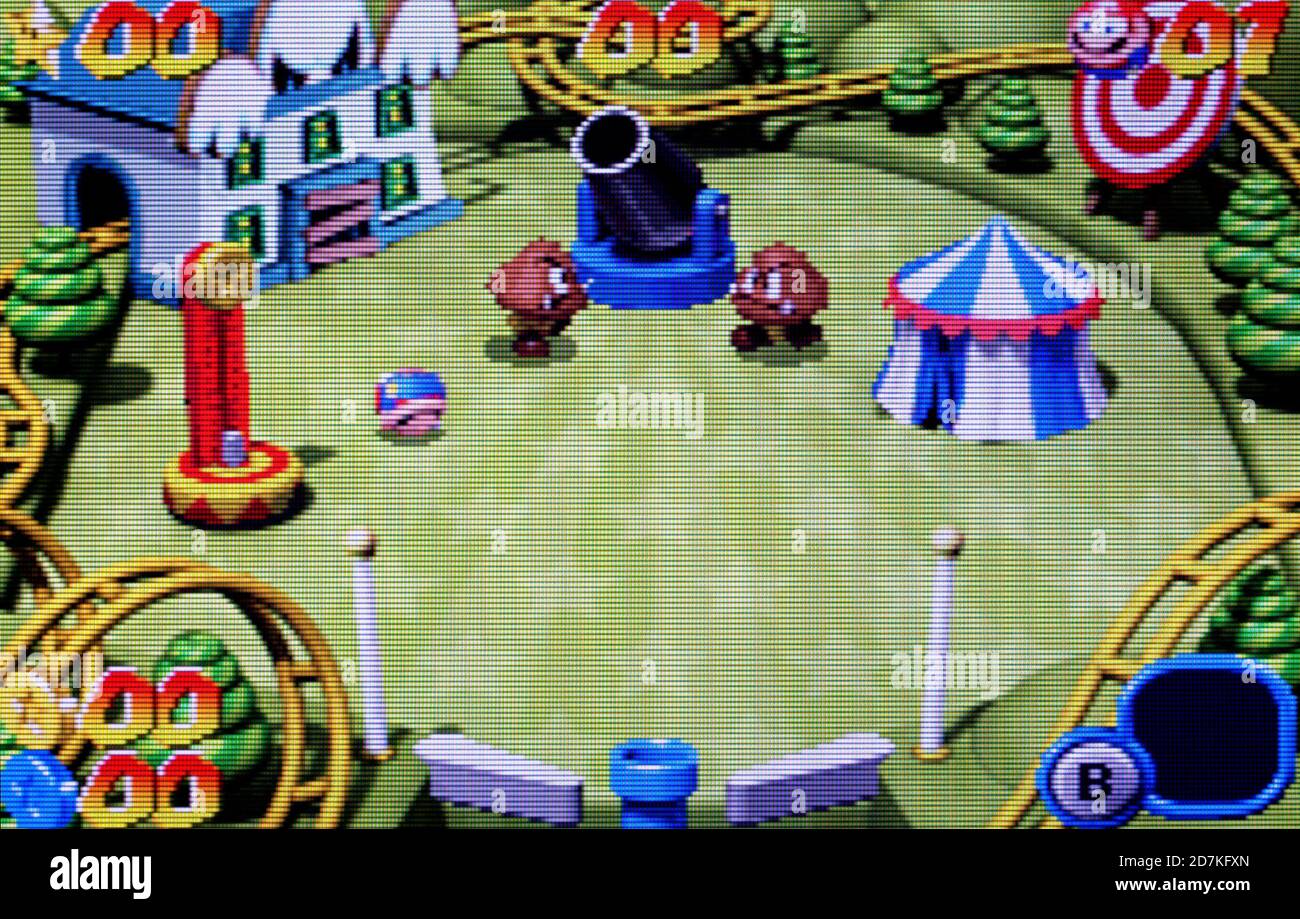Mario Pinball Land - Nintendo Game Boy Advance Videogame - Usage éditorial uniquement Banque D'Images