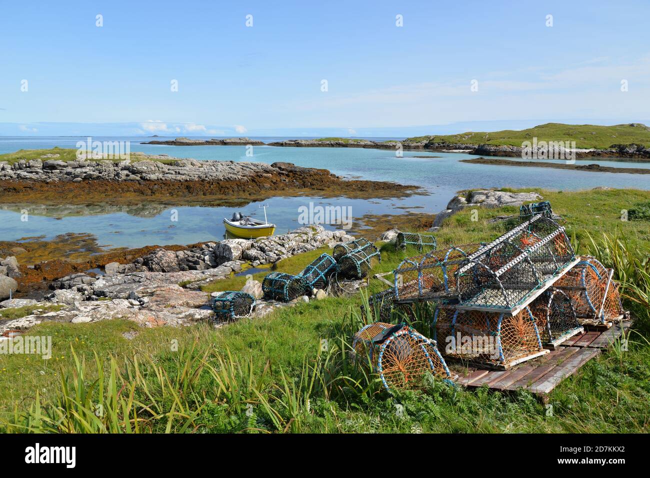 Île de Barra, Hébrides extérieures, en Écosse Banque D'Images