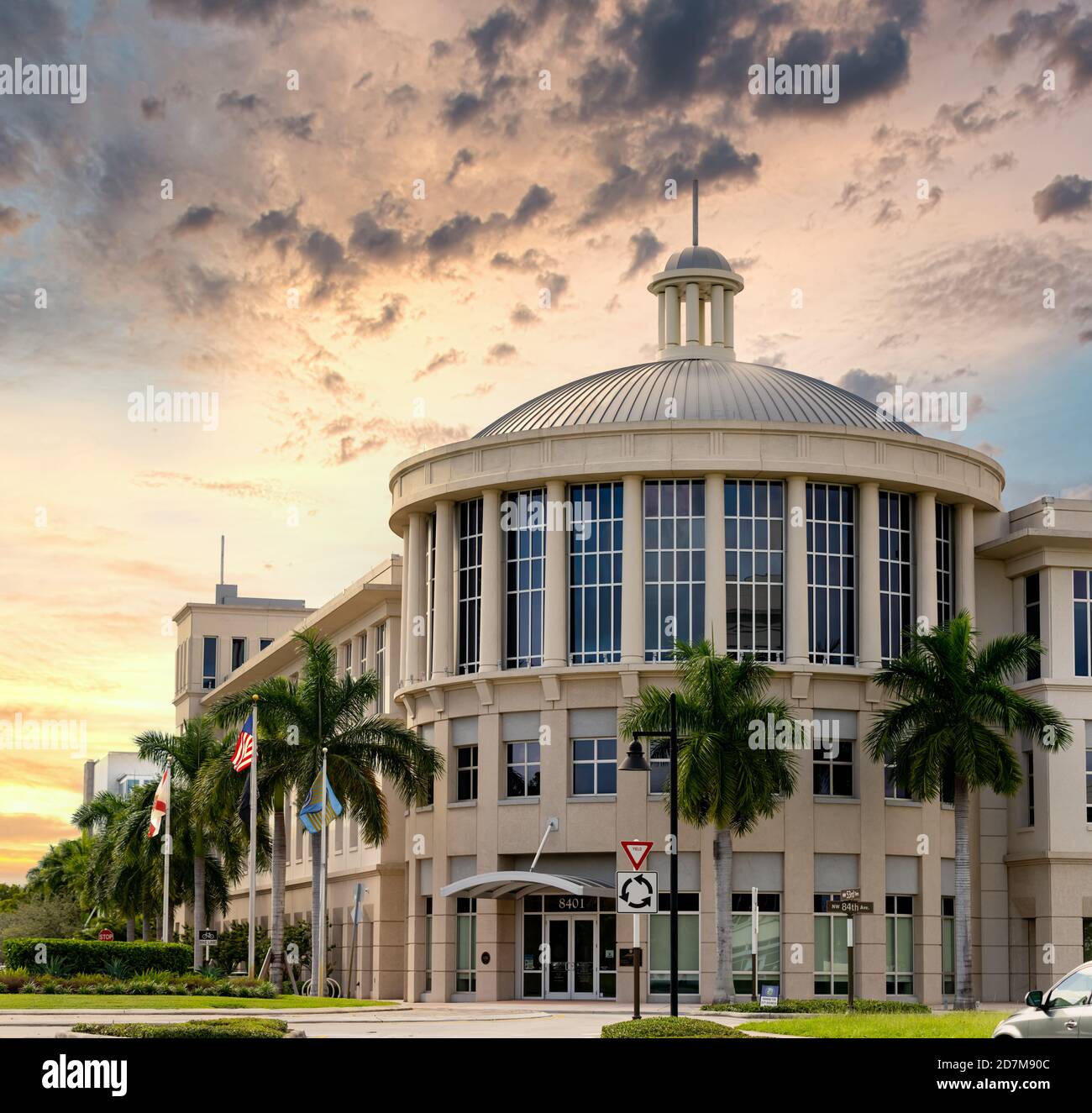 Doral City Hall Building Miami FL photo Banque D'Images
