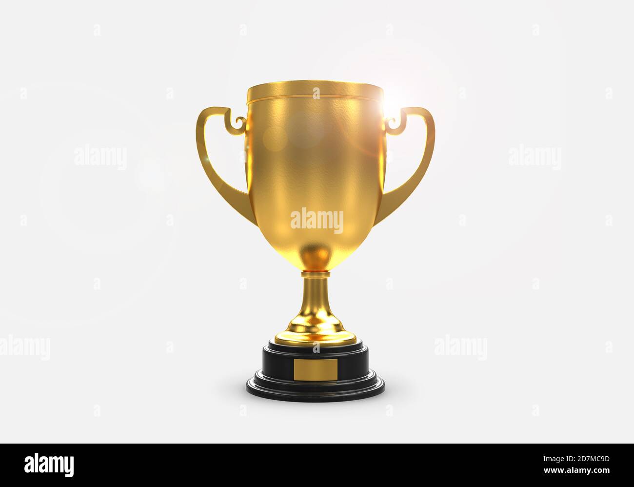 Golden Cup Award - l'objet réel n'est pas un rendu 3D Banque D'Images
