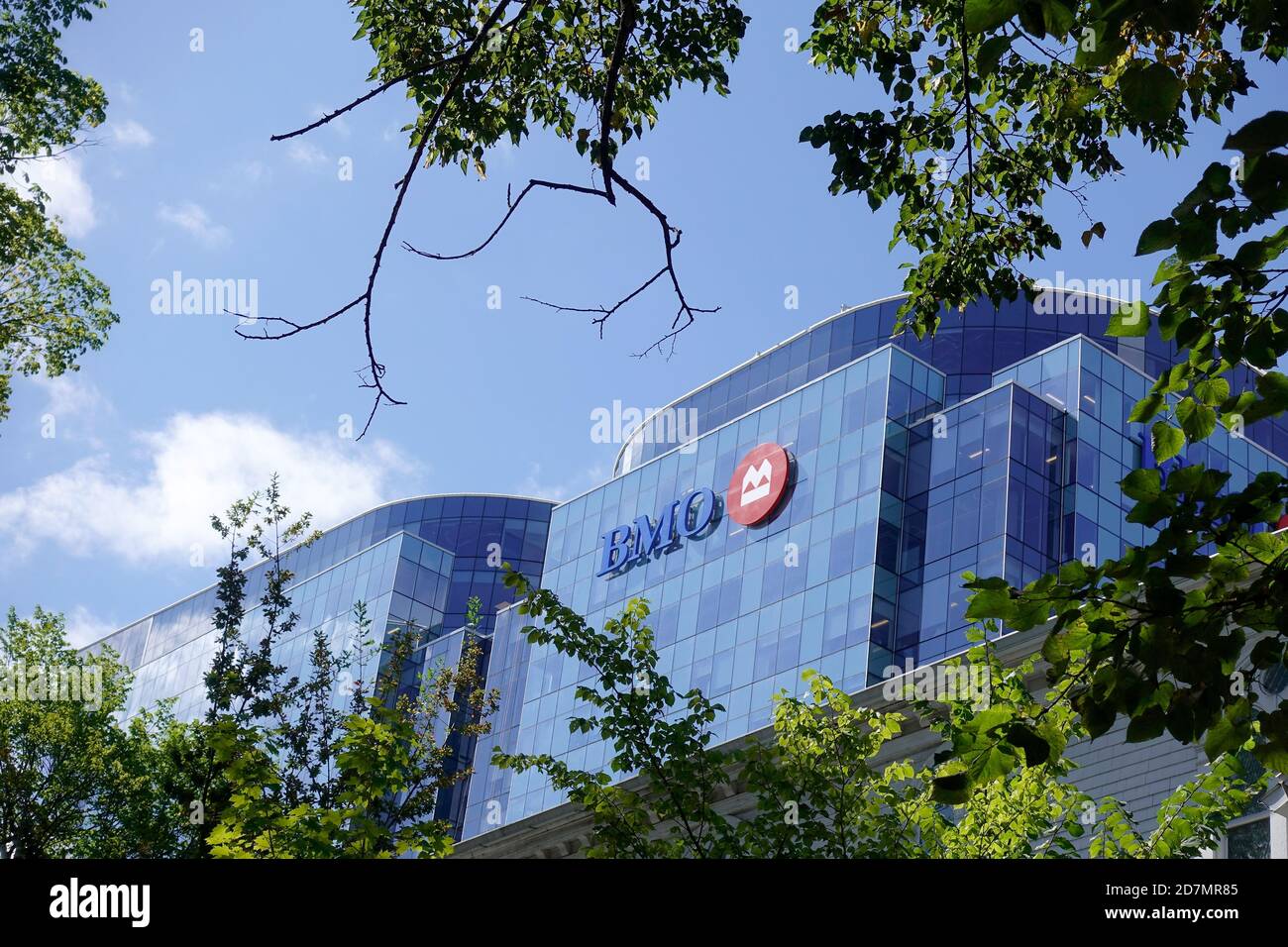 L'immeuble de bureaux de la Banque de Montréal dans le district financier De Halifax Nouvelle-Écosse Canada Banque D'Images