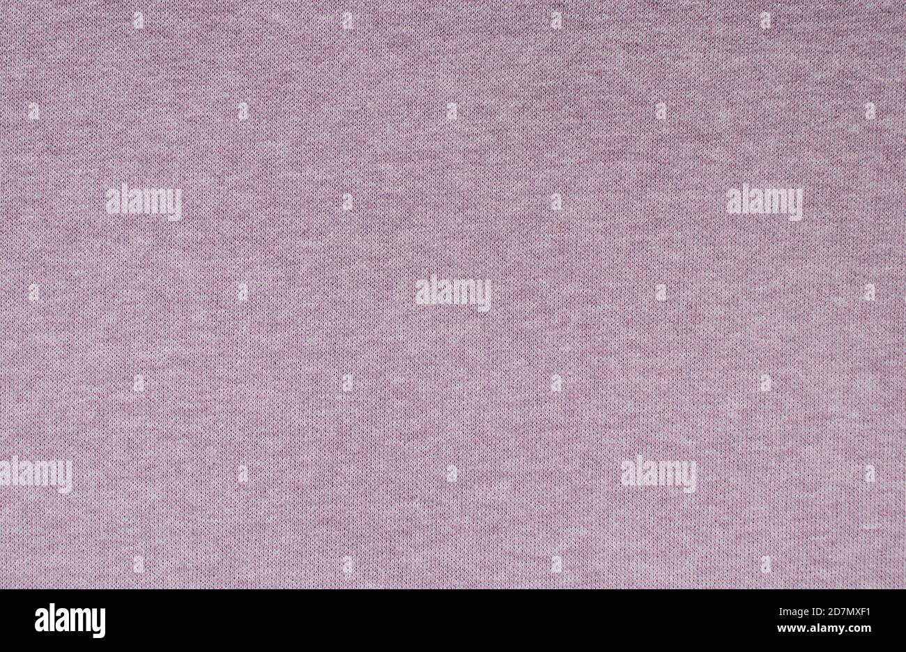 Chandail rose chiné pull à capuche coton polyester tricoté tissu nuance de texture Banque D'Images