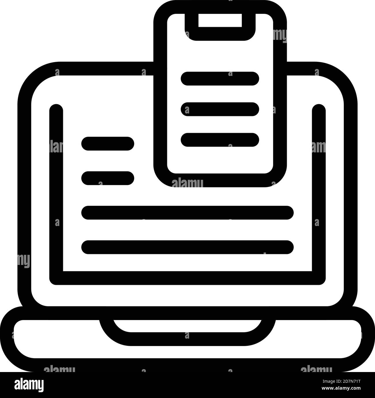 Adaptation icône de smartphone portable. Description adaptation smartphone icône vectorielle pour la conception Web isolée sur fond blanc Illustration de Vecteur