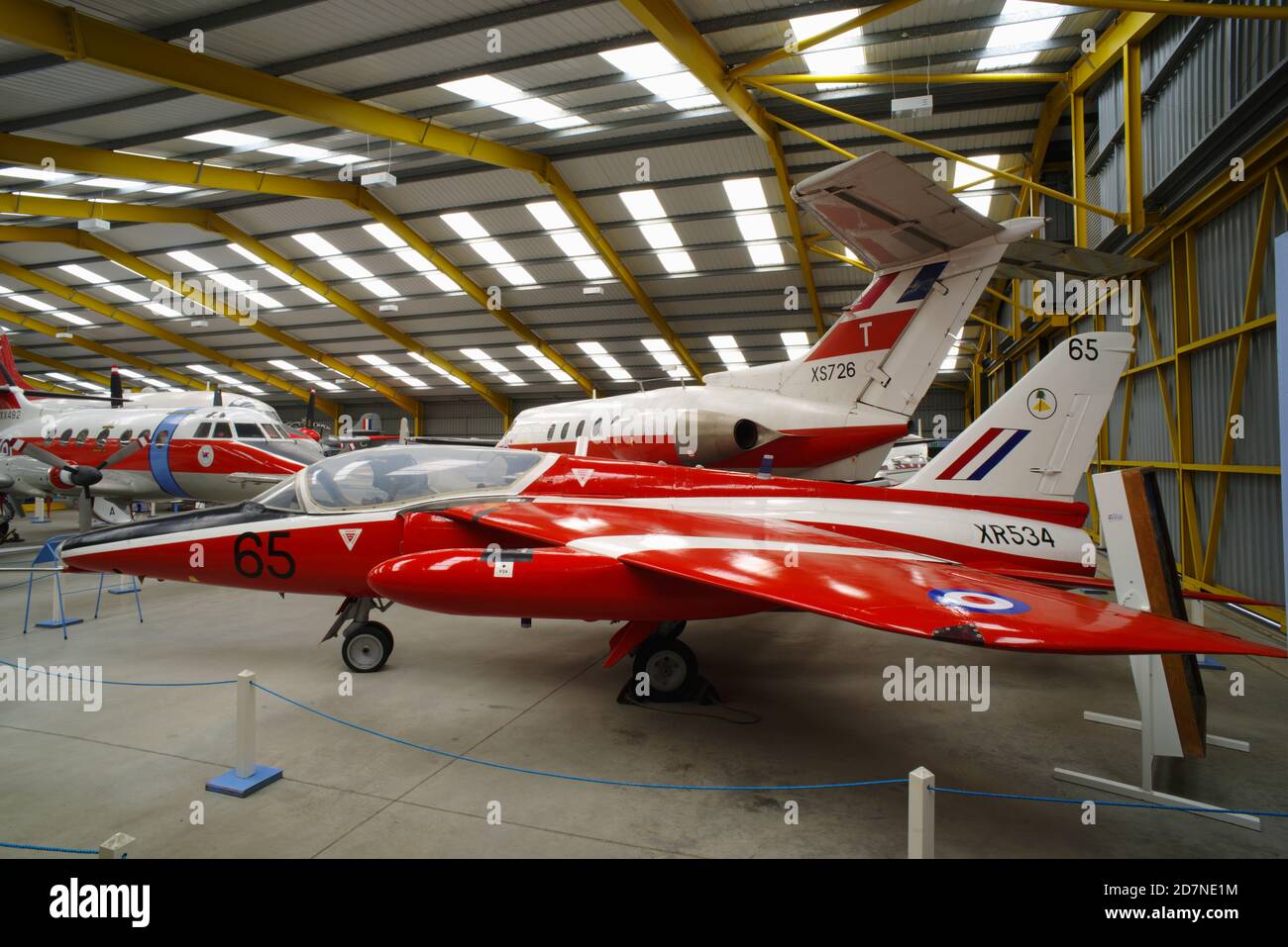 Foland Gnat T1, XR534, Newark Air Museum Royaume-Uni. Banque D'Images