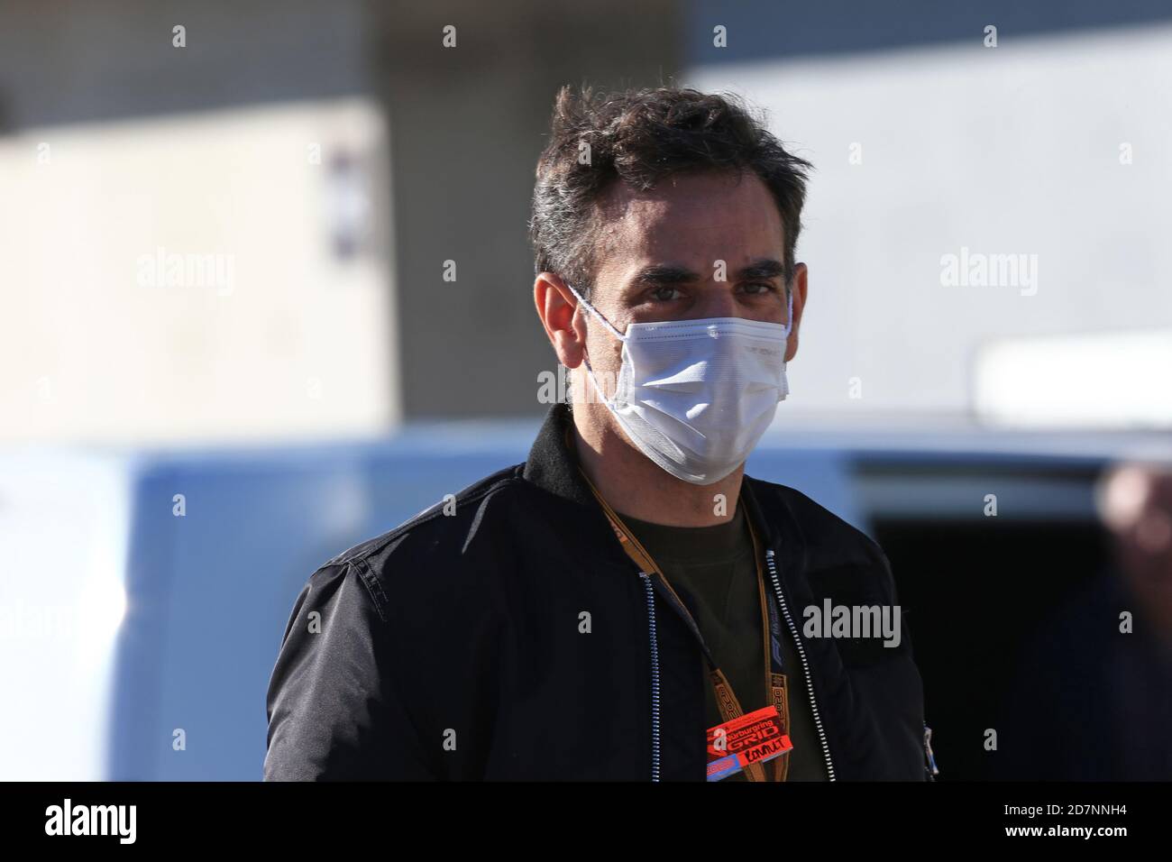 Algarve International circuit, Portimao, Portugal. 24 octobre 2020. Formula One, Grand Prix du Portugal, Journée de qualification; Cyril Abiteboul, Directeur général de Renault Sport Racing Formule 1 crédit d'équipe: Action plus Sports/Alay Live News Banque D'Images