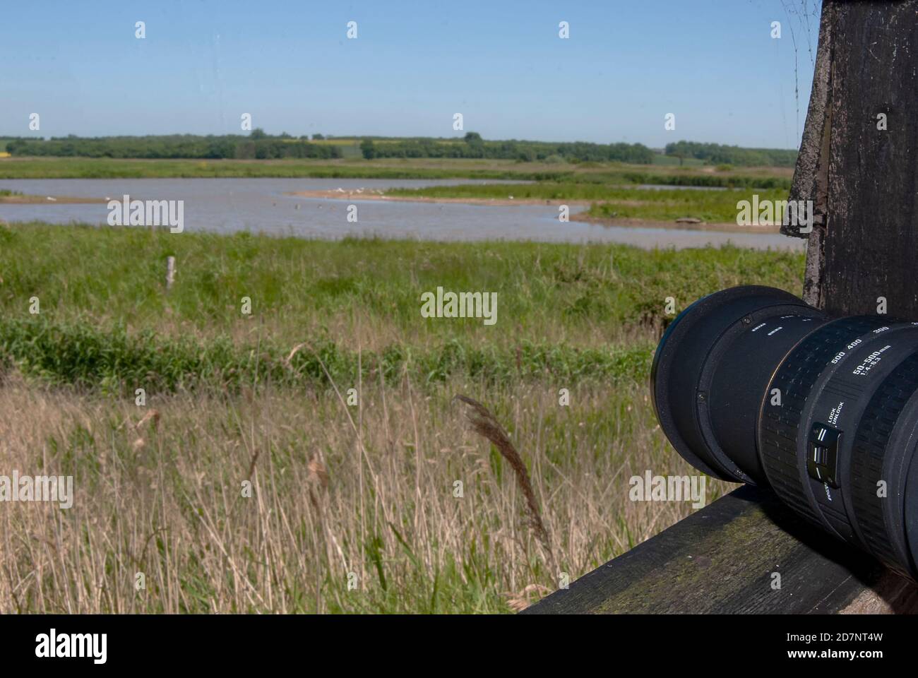 Réserve naturelle de Trimley Marshes près de Felixstowe, Suffolk Banque D'Images