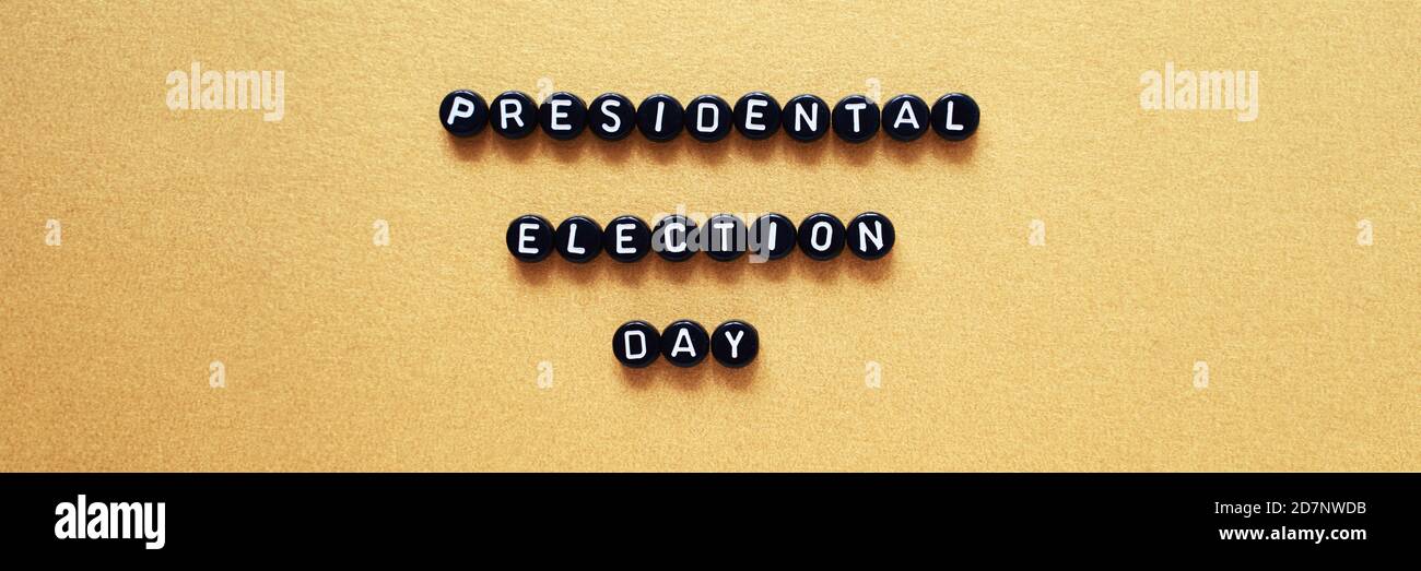 Lettrage Du Jour De L Election Presidentielle Citation Photo Stock Alamy