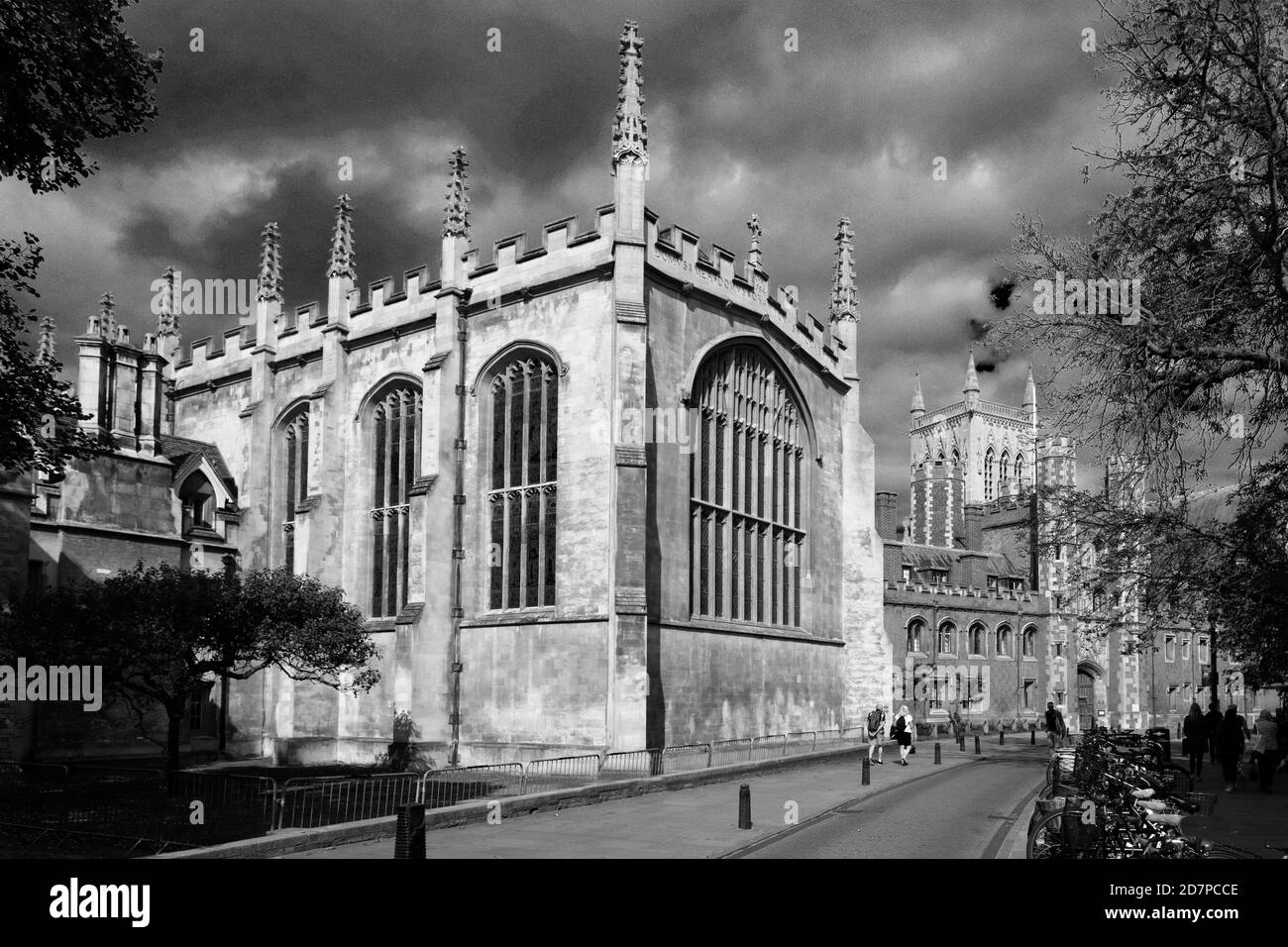 Vue d'été de Trinity College, Cambridge City, Cambridgeshire, Angleterre, Royaume-Uni Banque D'Images