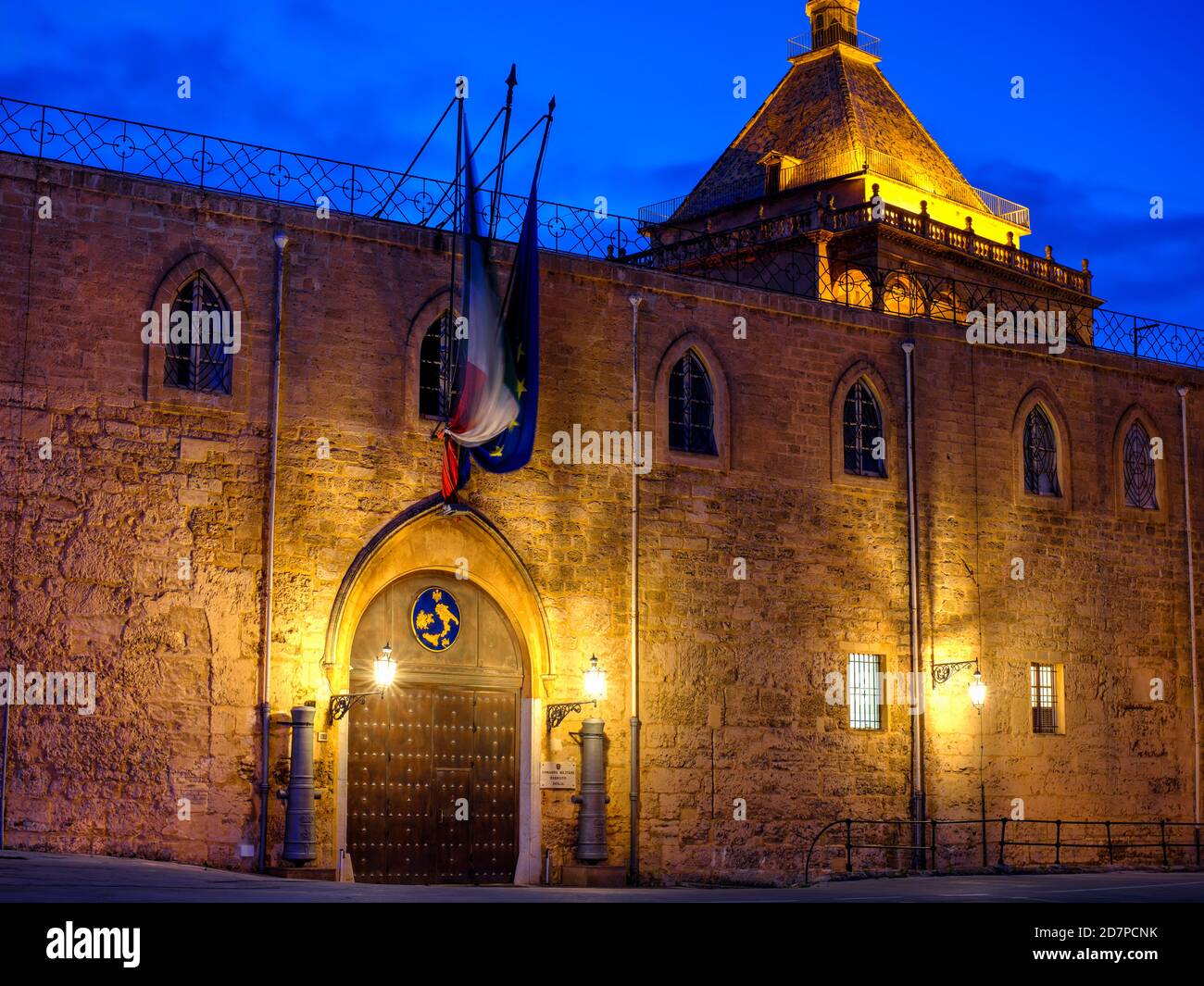 Palais normand (Palais Royal), Palerme, Sicile, Italie Banque D'Images