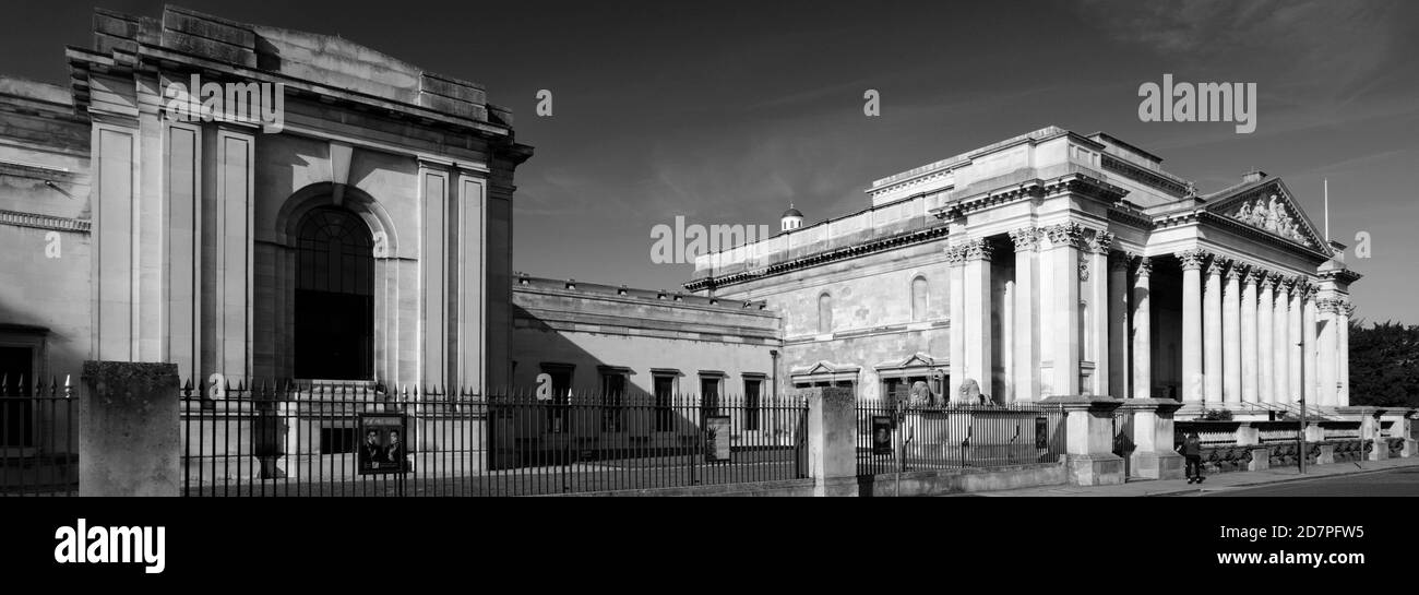 Extérieur du musée Fitzwilliam, Trumpington Street, Cambridge City, Cambridgeshire, Angleterre, Royaume-Uni Banque D'Images