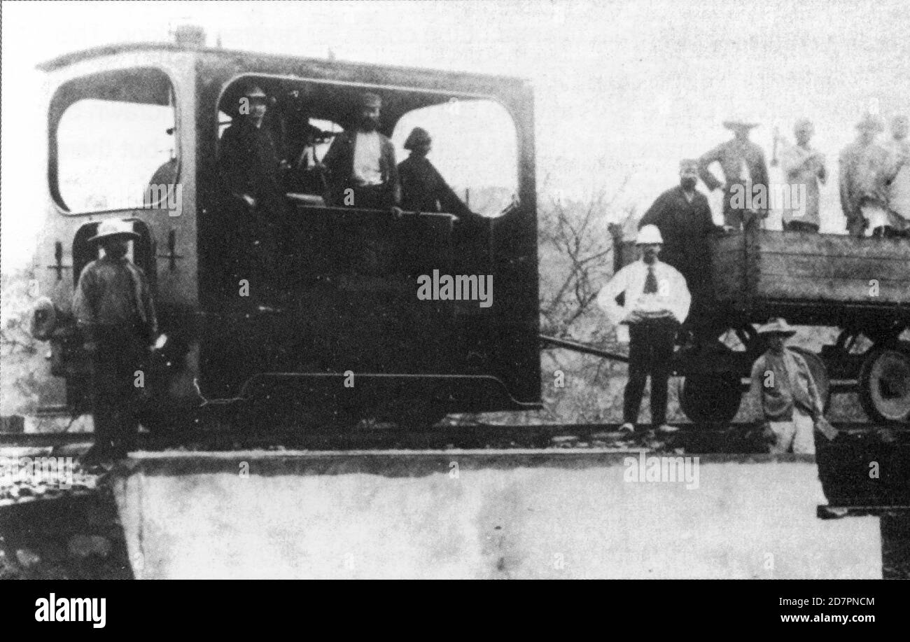 Afrique du Sud Histoire: Nederlandsche-Zuid-Afrikaanche Spoorweg-Maatschappij 10 Tonner 0-4-0T locomotive de tram ca. 1890 Banque D'Images