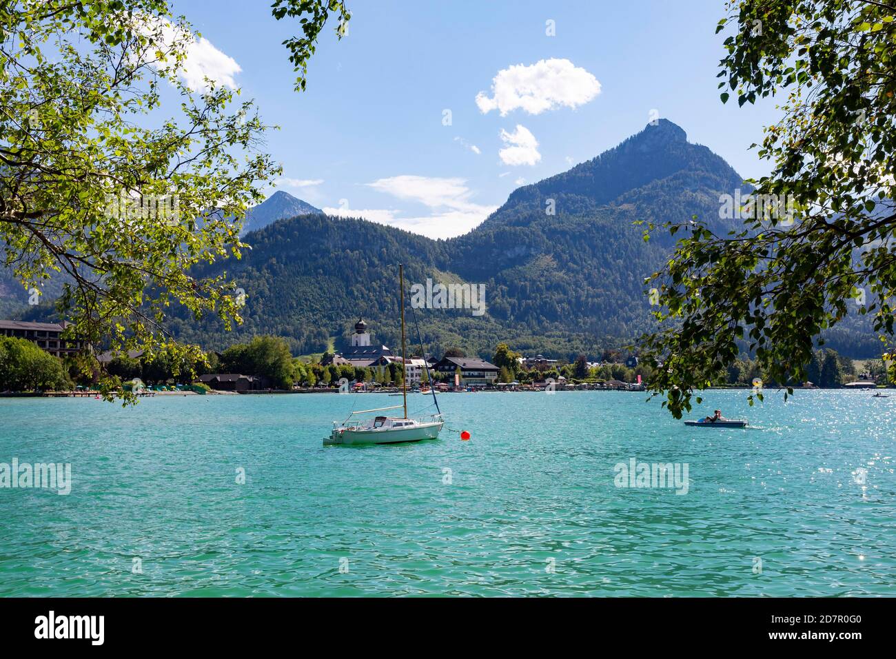 Strobl am Wolfgangsee, Salzkammergut, province de Salzbourg, Autriche Banque D'Images