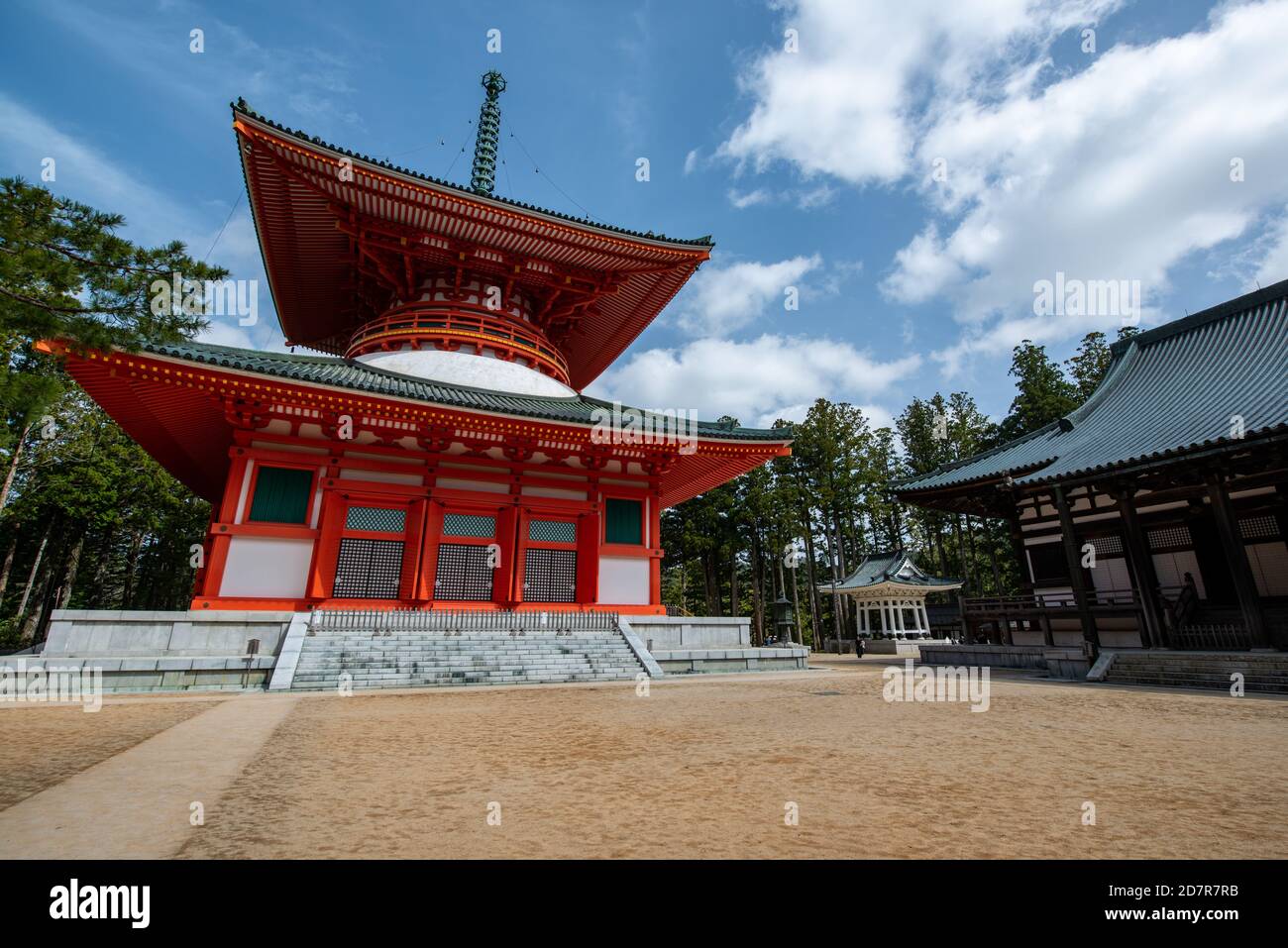 Konpon Daitō – la Grande Pagode de Kōyasan, Japon Banque D'Images