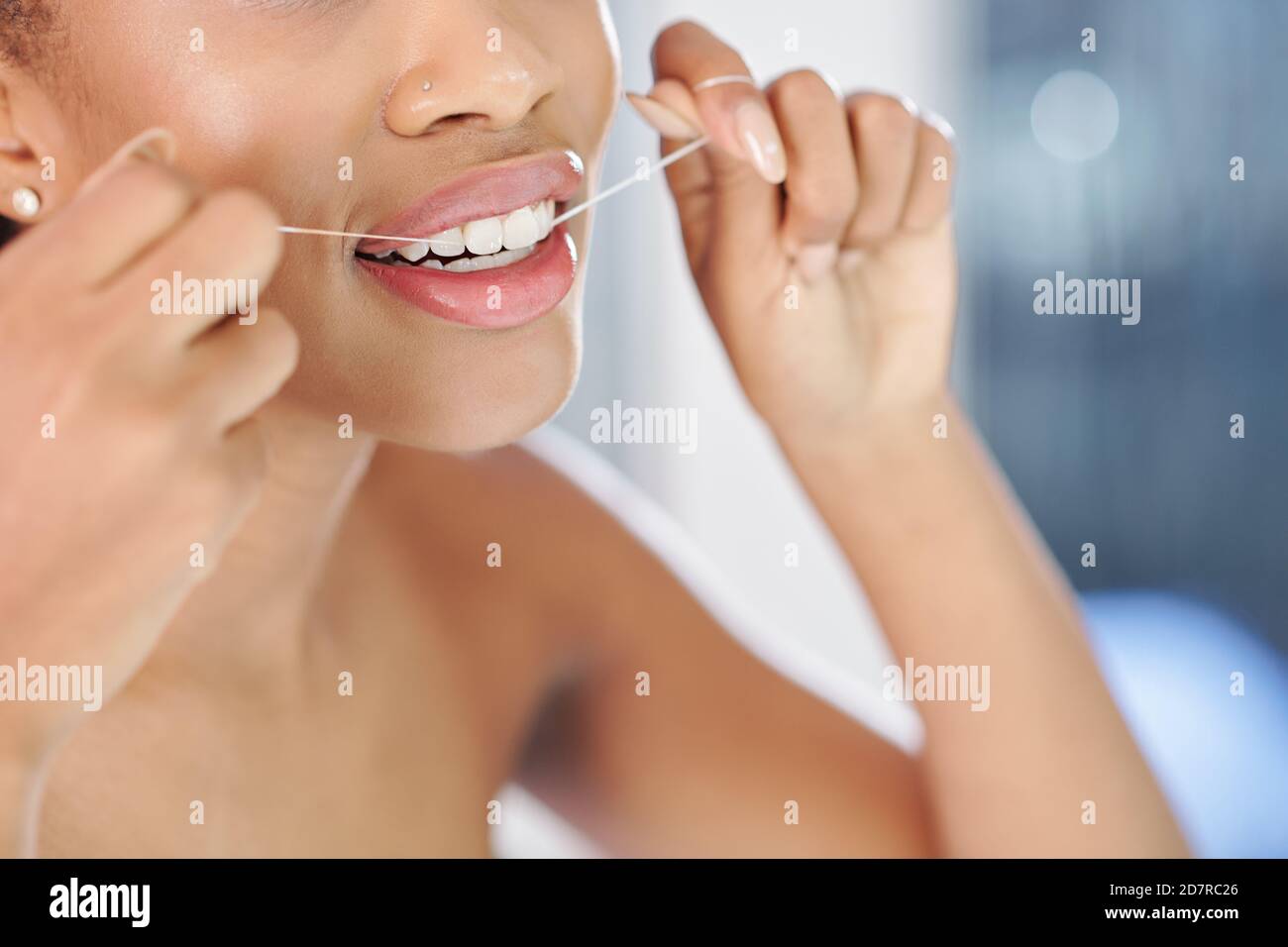 Concept de soins buccaux Banque D'Images