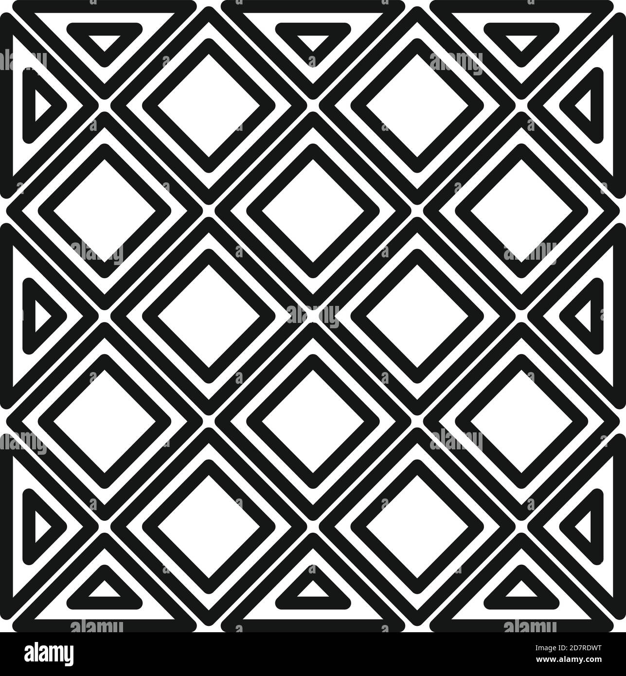 Icône de terrasse pavée. Contour de l'icône de vecteur de terrasse de pavage pour la conception de la bande isolée sur fond blanc Illustration de Vecteur