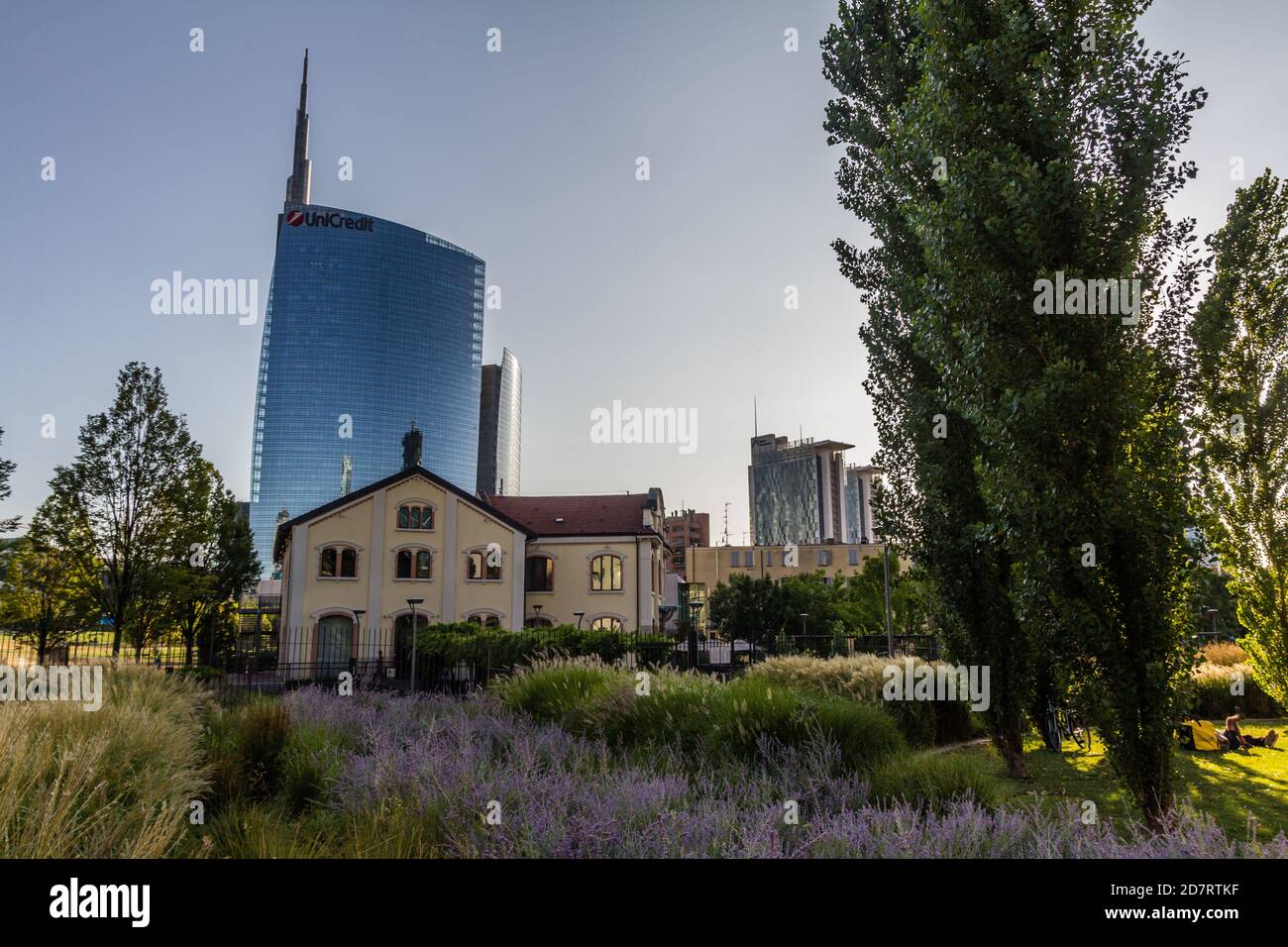 Cityscapes de Mian, Italie Banque D'Images