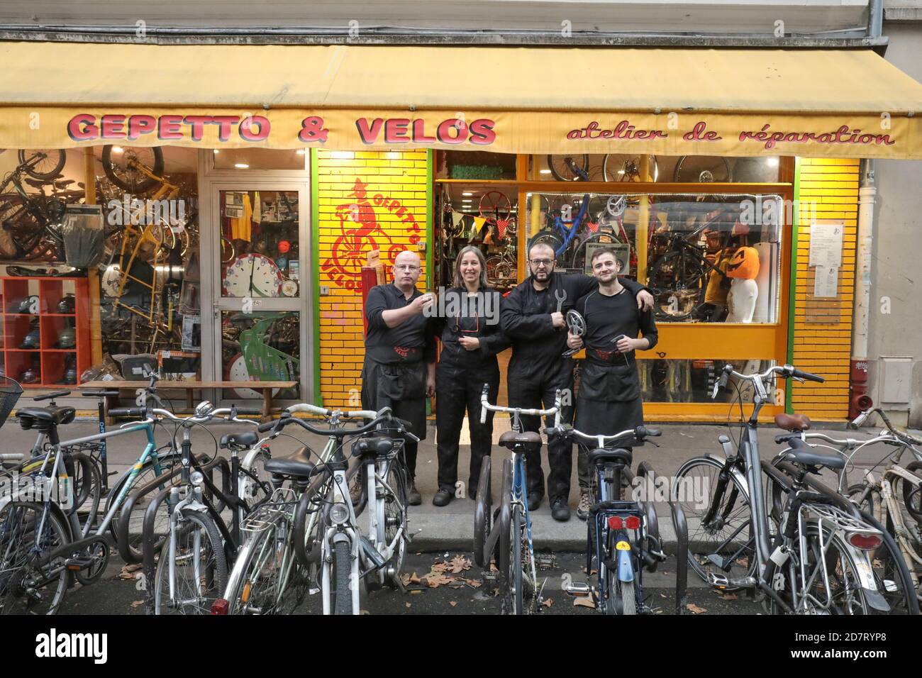 GEPETTO&VELOS, PARIS Banque D'Images