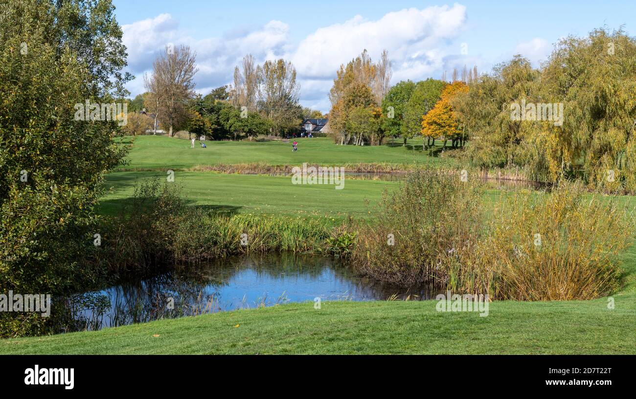 Dudsbury Golf Club Hotel & Spa, Christchurch Road, Ferndown, Bournemouth, Dorset, Angleterre, Royaume-Uni Banque D'Images