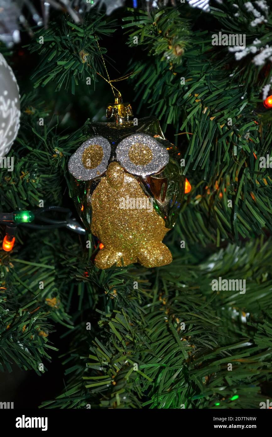 Décorations de Noël dans une maison typiquement italienne. Banque D'Images