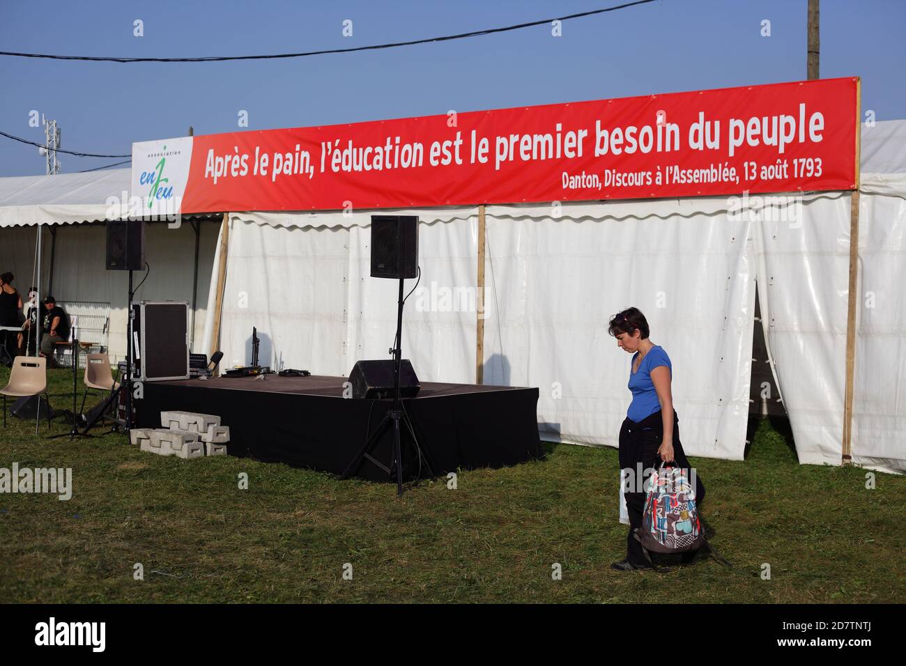 Fête de l'humanité 2014 Paris Banque D'Images