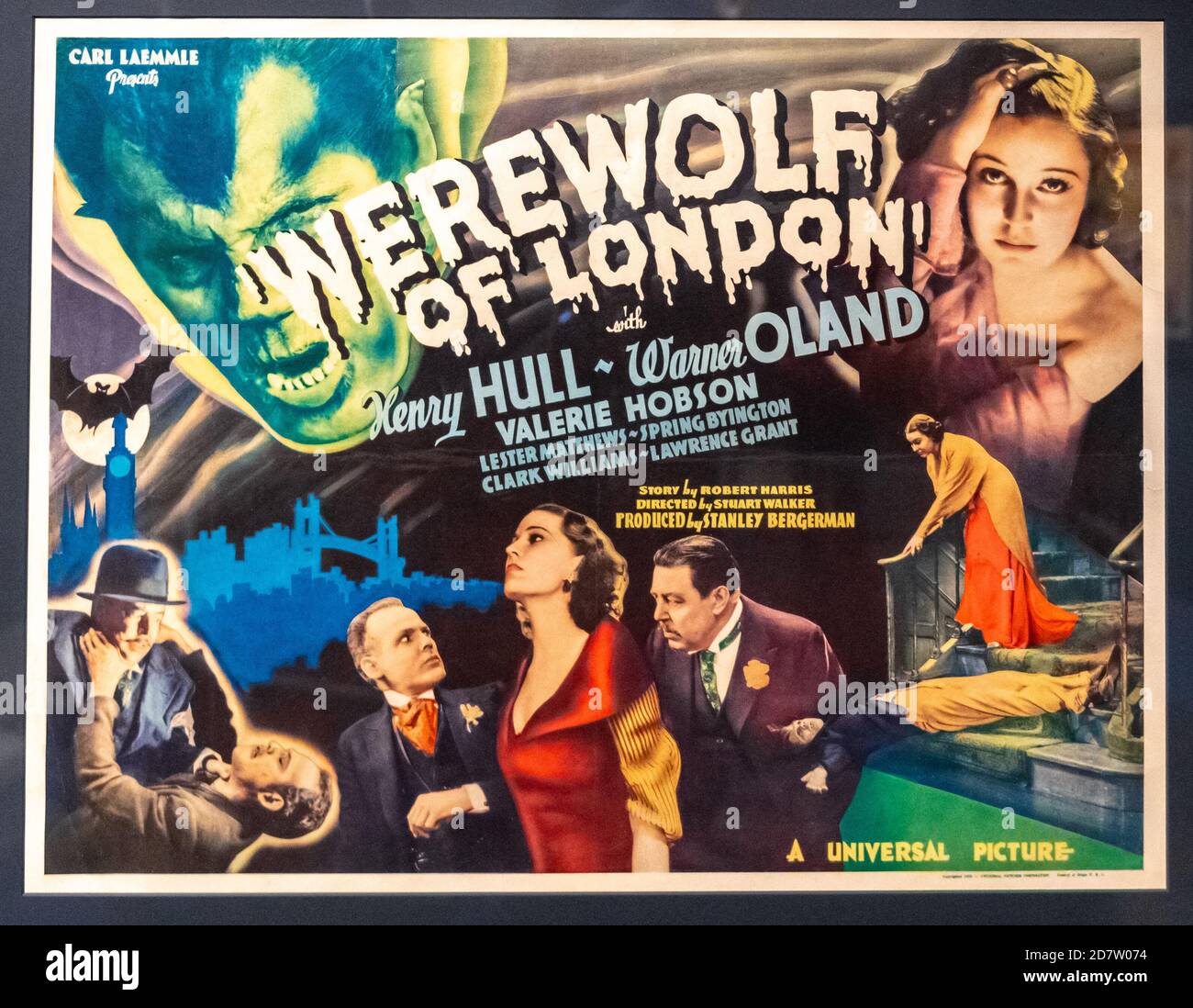 Affiches de films d'horreur. Fait partie d'une série Banque D'Images