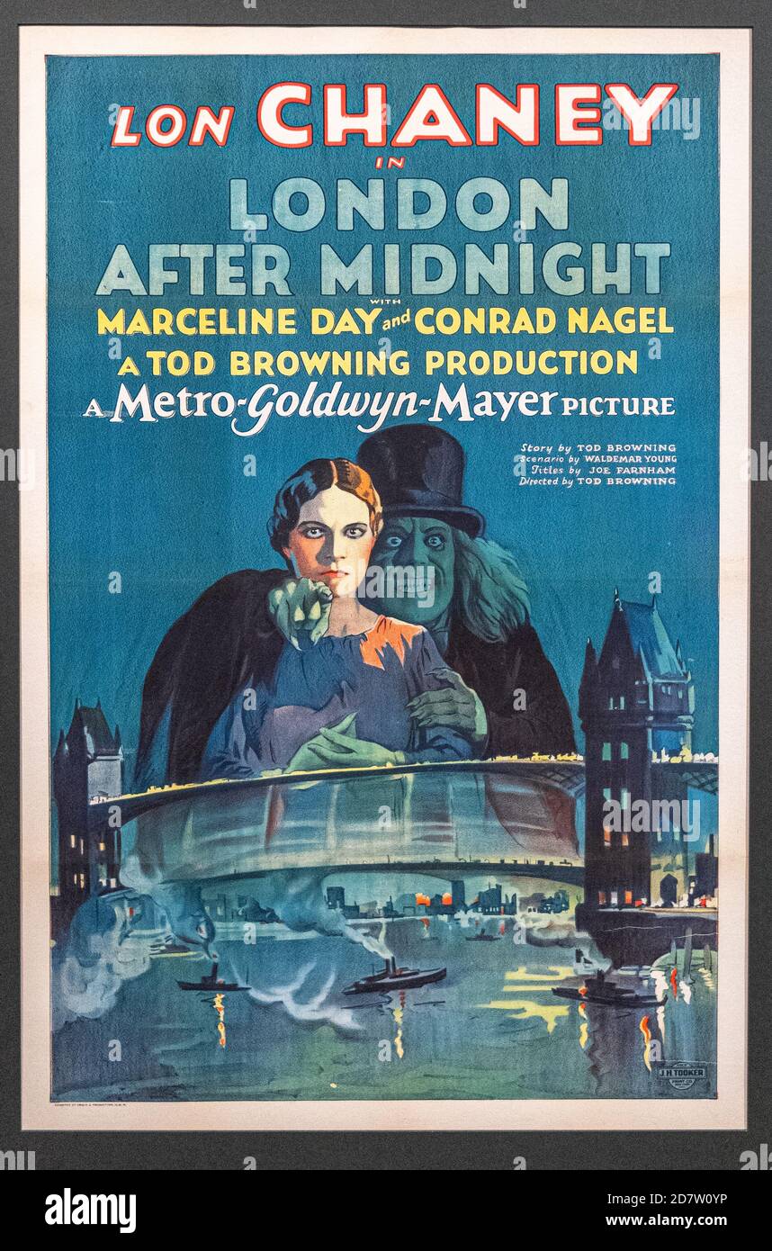 Affiches de films d'horreur. Fait partie d'une série Banque D'Images