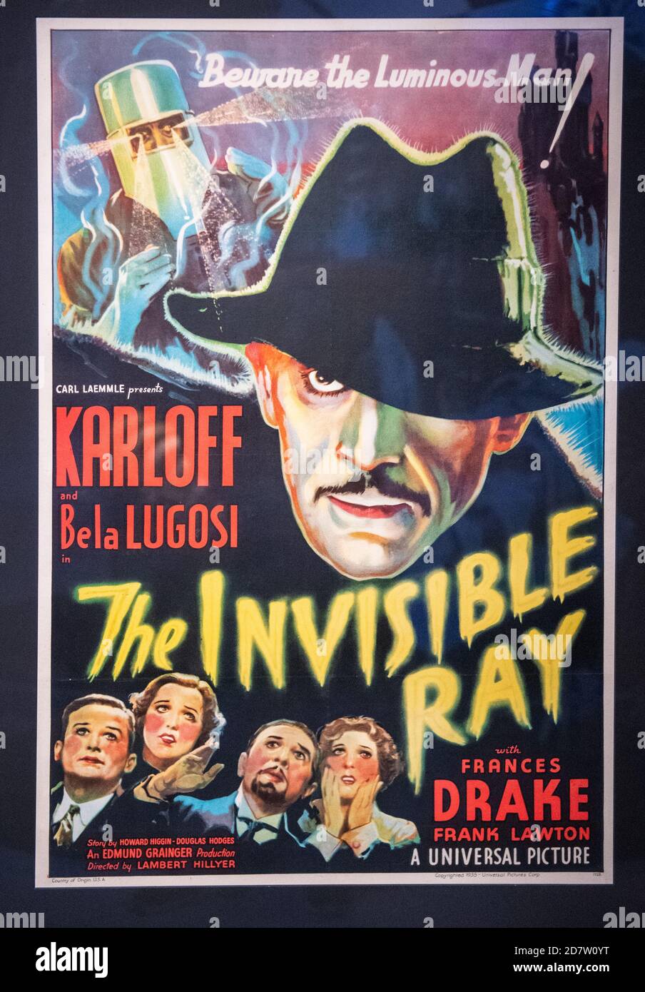 Affiches de films d'horreur. Fait partie d'une série Banque D'Images