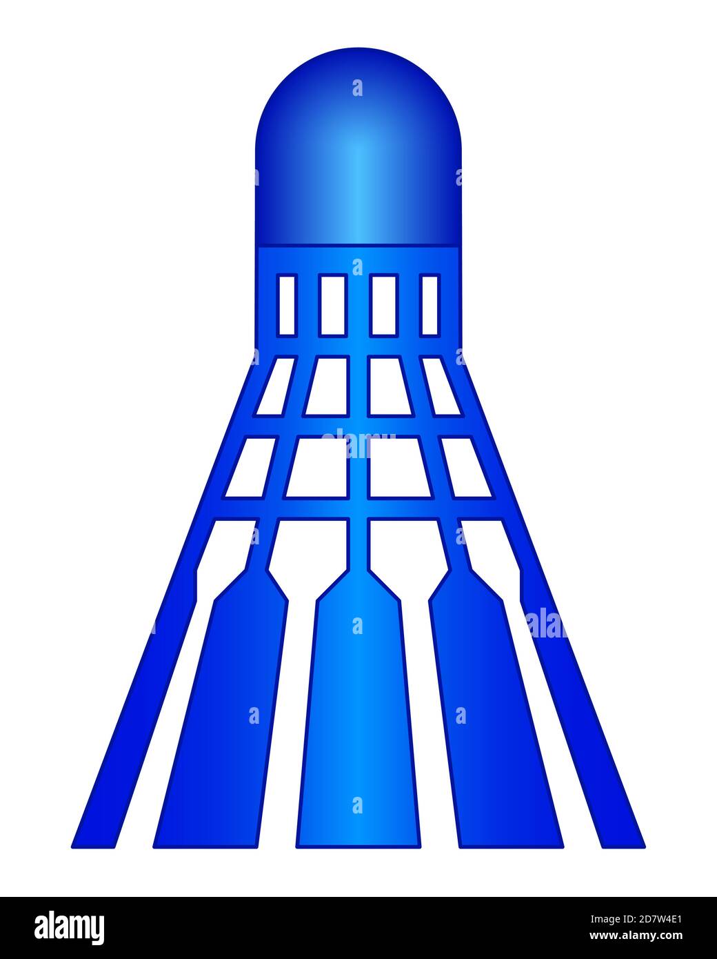 Illustration du shuttlecock de badminton abstrait Illustration de Vecteur