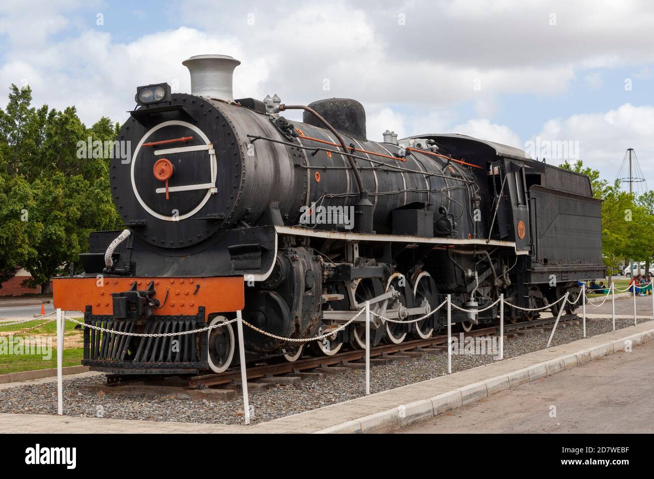 Classe 14CRB de la locomotive de chemin de fer sud-africaine à Ashton, Western Cape, Afrique du Sud, Afrique. Banque D'Images