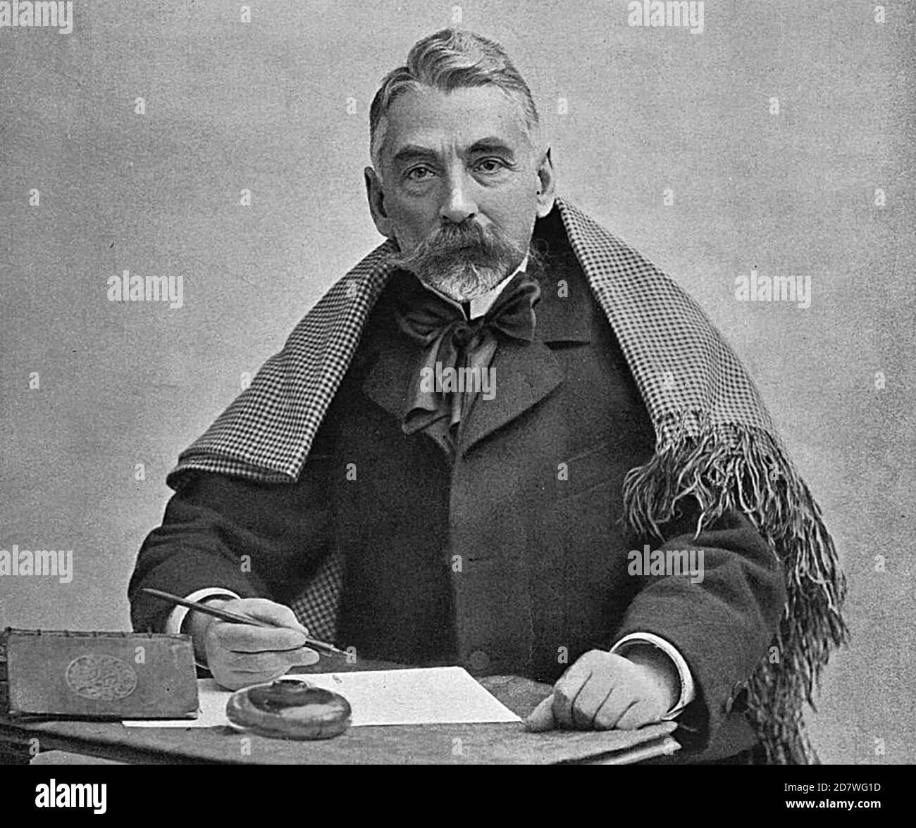 STÉPHANE Mallarmé (1842-1898) poète et critique français Banque D'Images