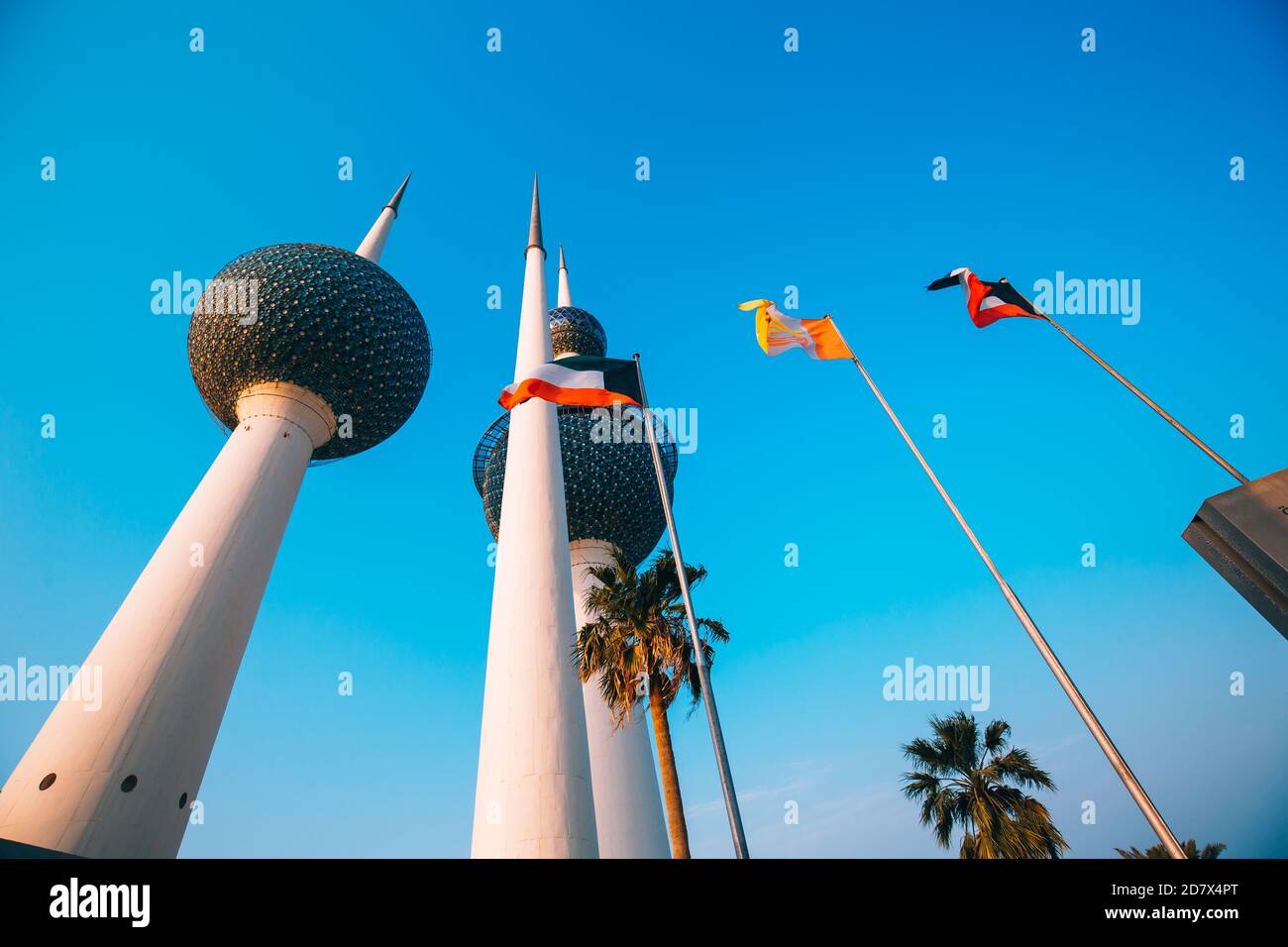 Kuwait Towers Banque D'Images
