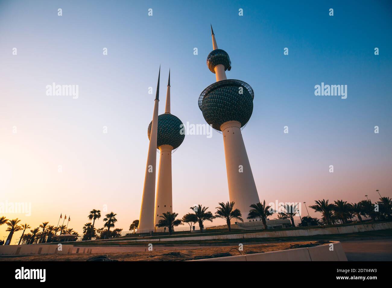 Kuwait Towers Banque D'Images