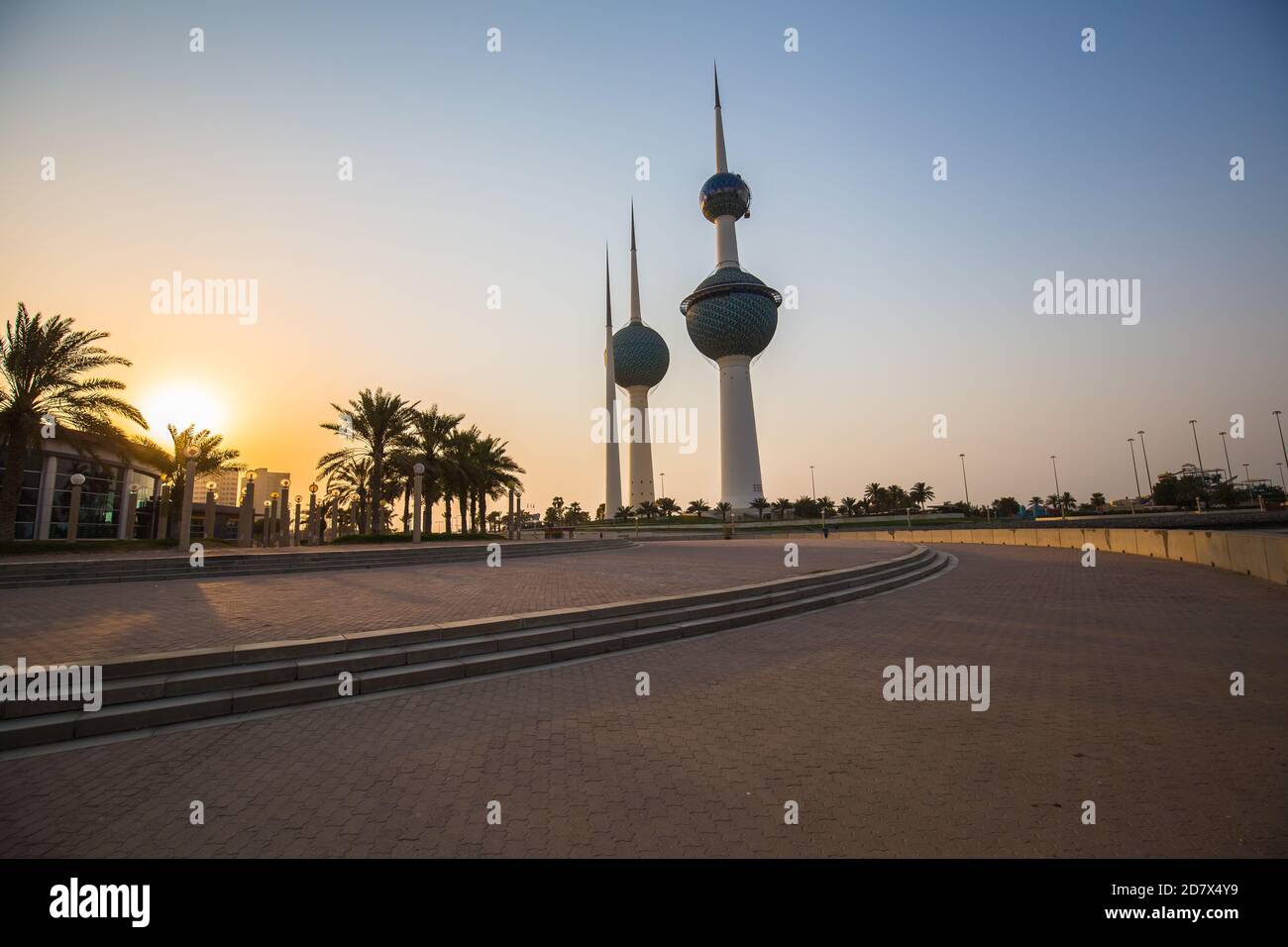 Kuwait Towers Banque D'Images