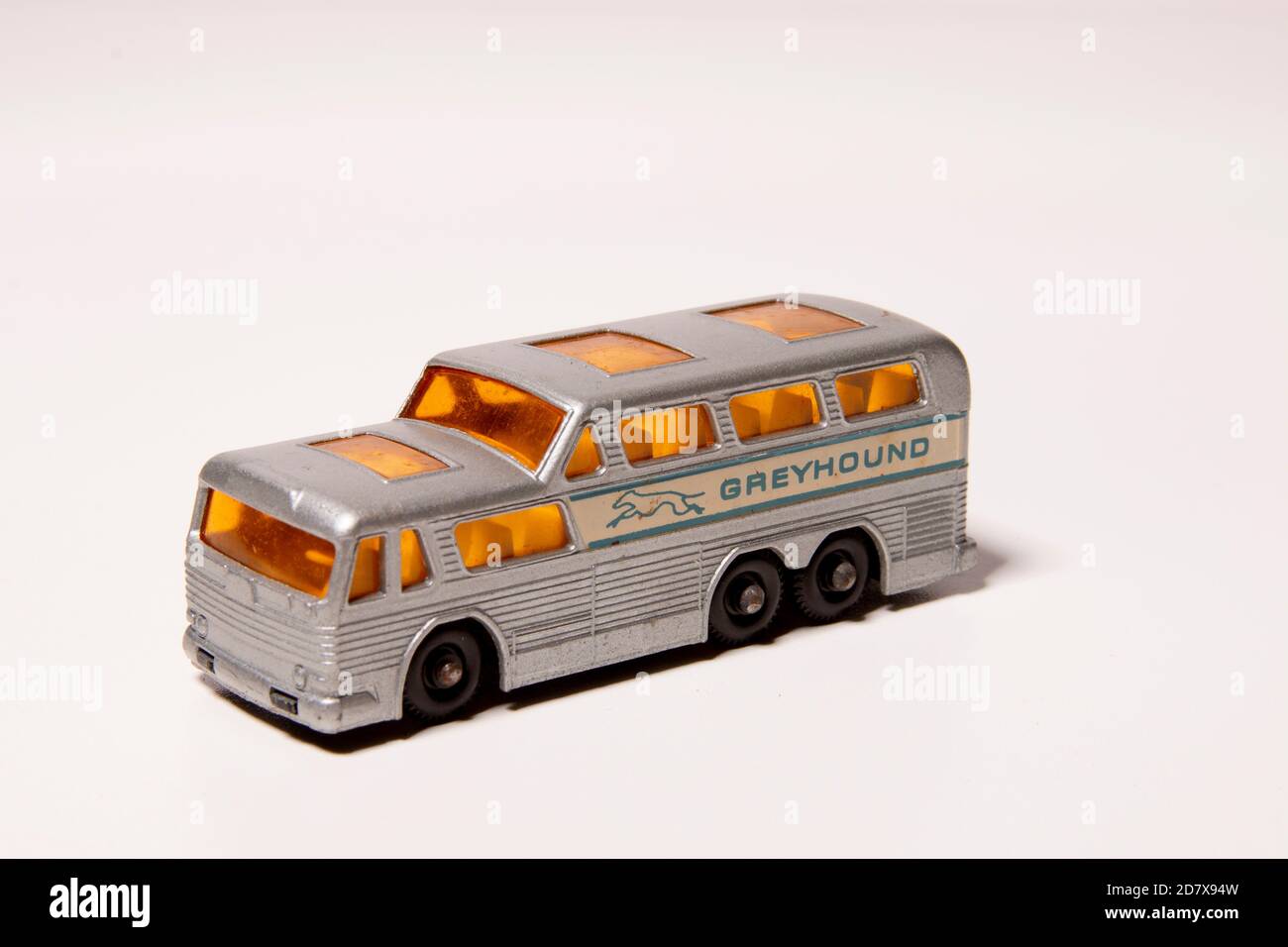 Boîte de correspondance Greyhound bus Banque D'Images