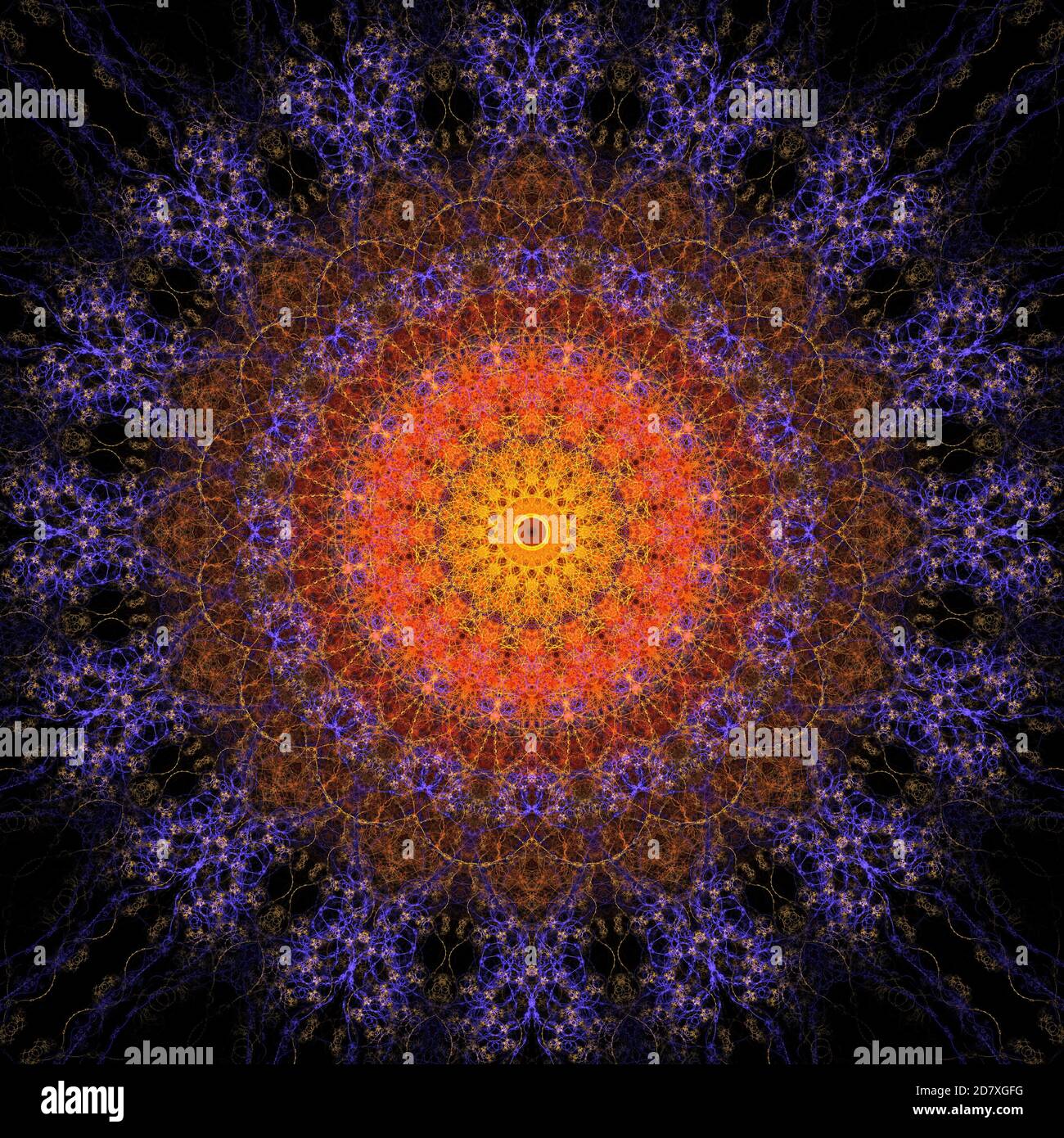 Mandala Art Banque D'Images