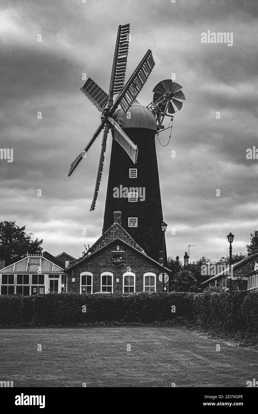 Waltham Windmill, North East Lincolnshire Banque D'Images