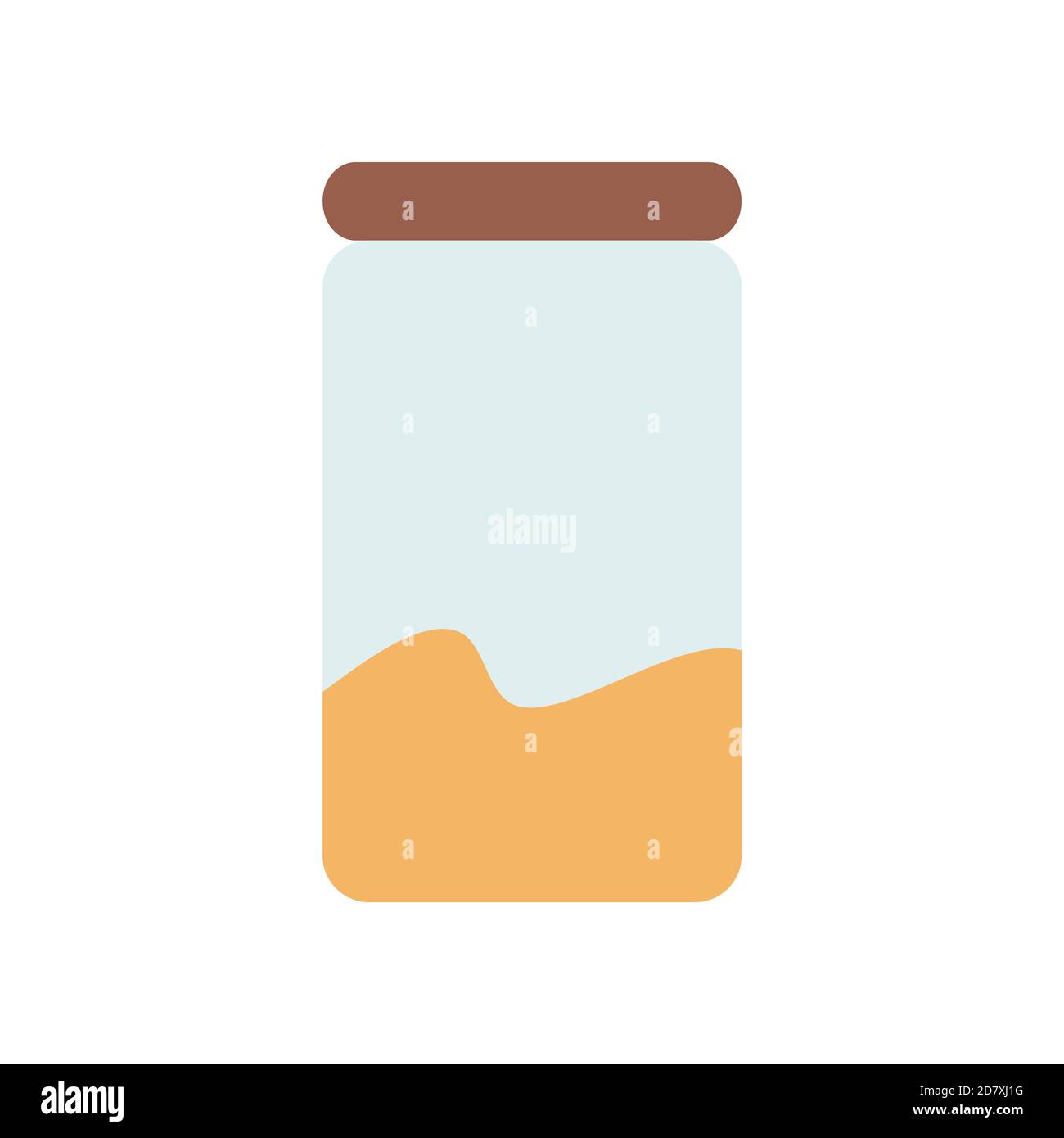 Bol à verres contenant des ingrédients en vrac. Illustration vectorielle Illustration de Vecteur