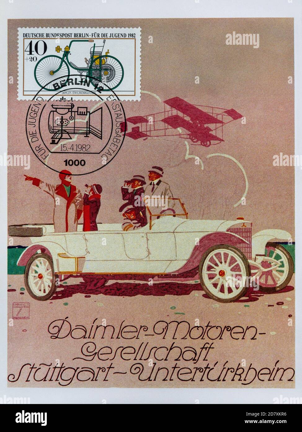 Carte Postale Ancienne Berlin – Hold To Light Multivues – C1905, Originale Et Oblitérée