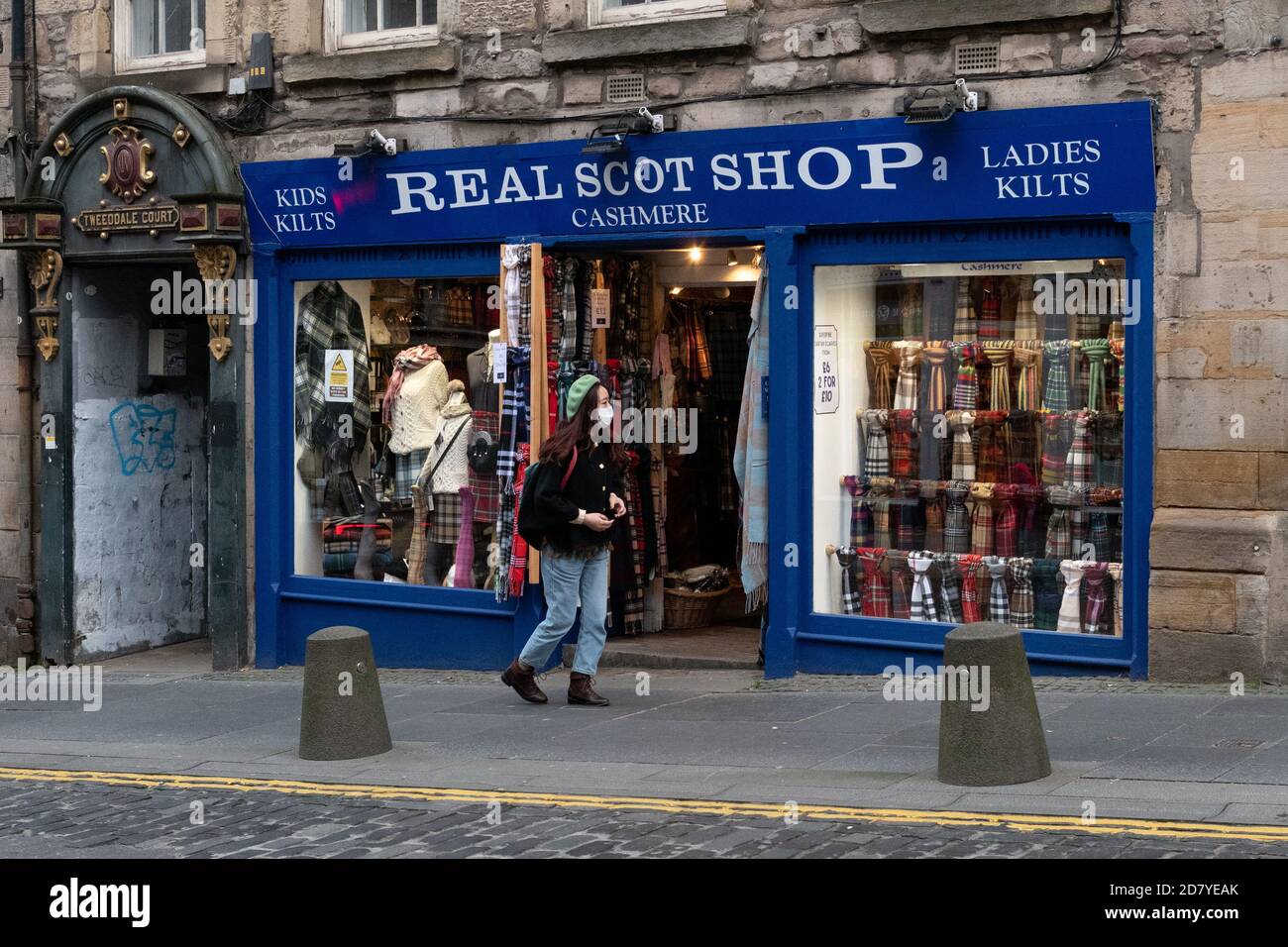 Pandémie du coronavirus à Édimbourg, en Écosse, au Royaume-Uni Banque D'Images