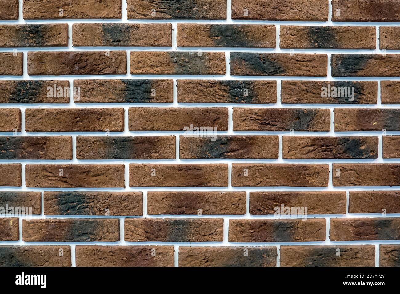 Brown brick wall background Banque D'Images