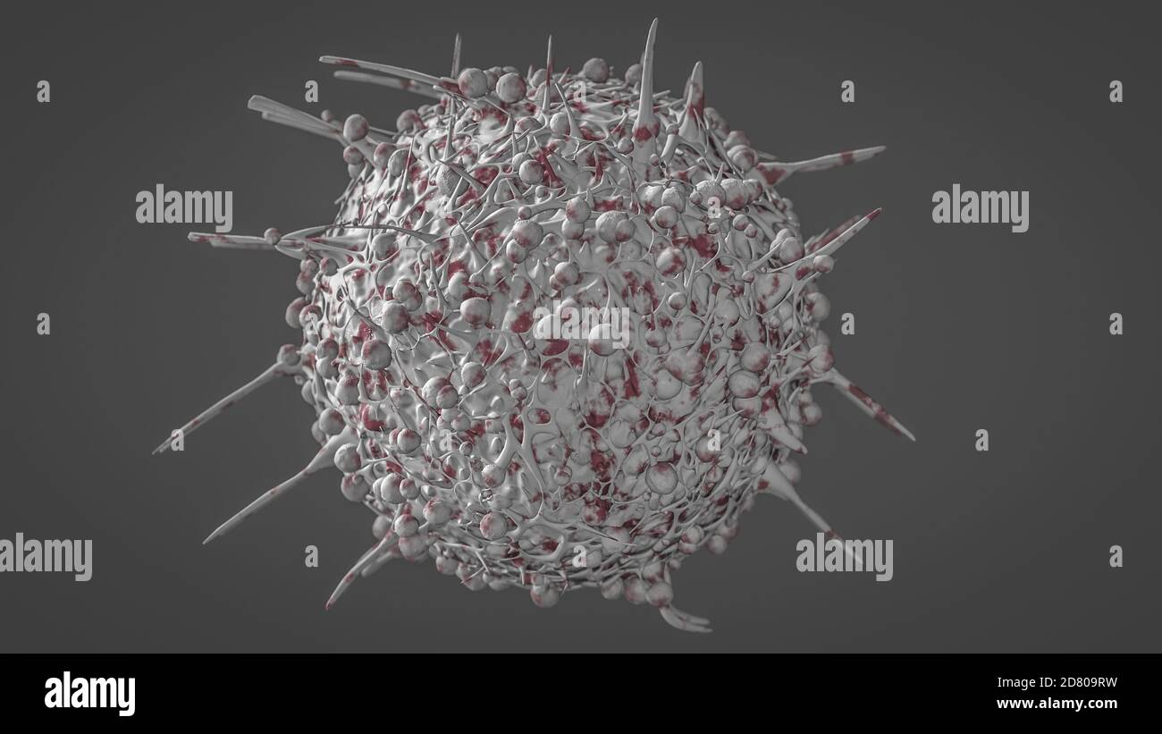 Concept de traitement oncologique tueur de cellules T-Cell cancer Banque D'Images