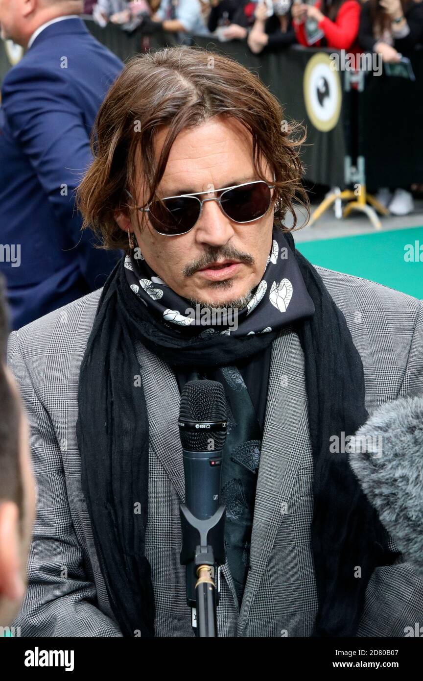 Johnny Depp assiste à la première « Crock of Gold: Quelques tours avec Shane McGowan » lors du 16e Festival du film de Zurich à Kino Corso le 02 octobre 2020 à Zurich, en Suisse. Banque D'Images