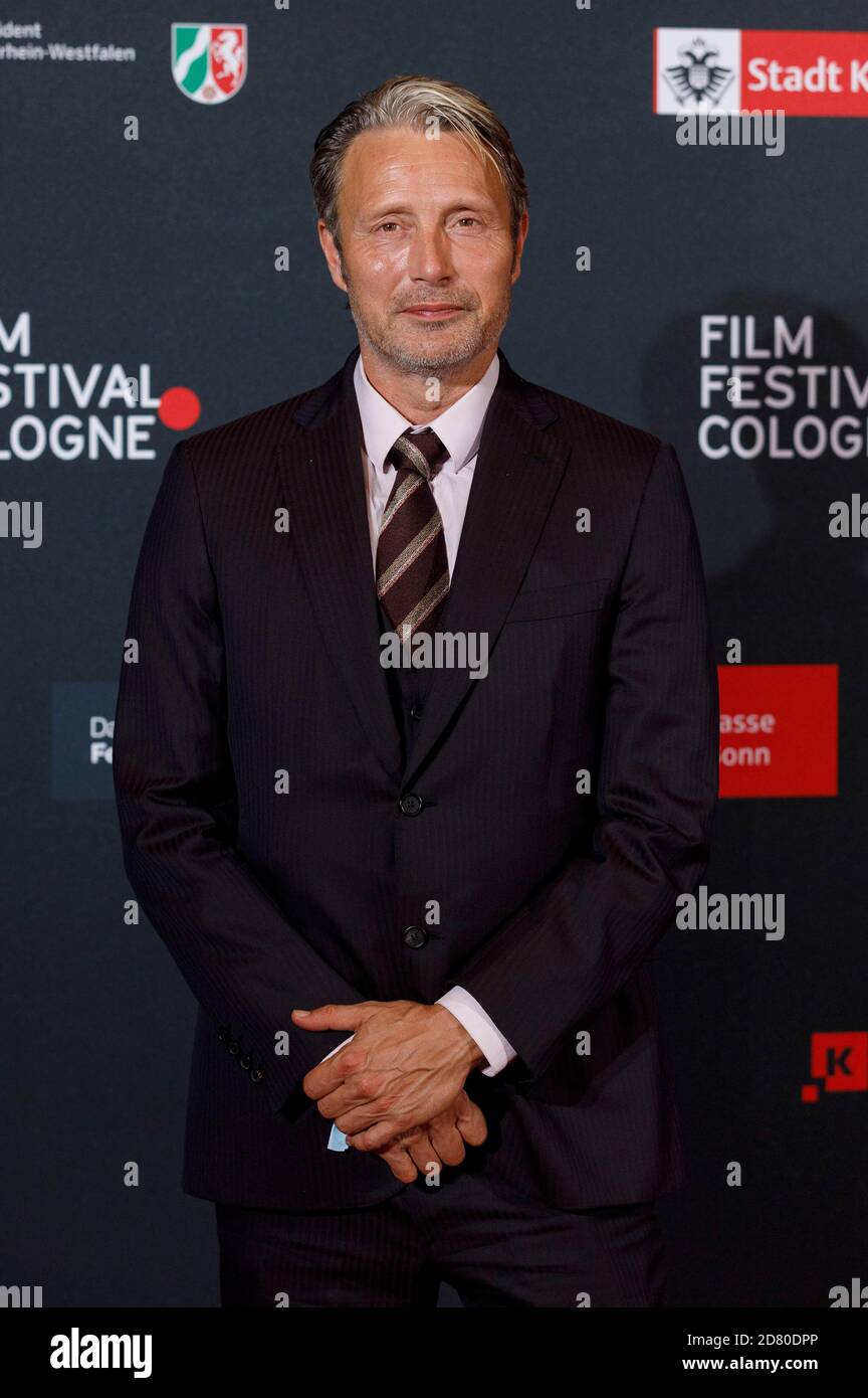 Mads Mikkelsen participant au Festival du film Cologne Awards 2020 au 30ème Festival du film Cologne 2020 au Palladium le 8 octobre 2020 à Cologne, Allemagne Banque D'Images