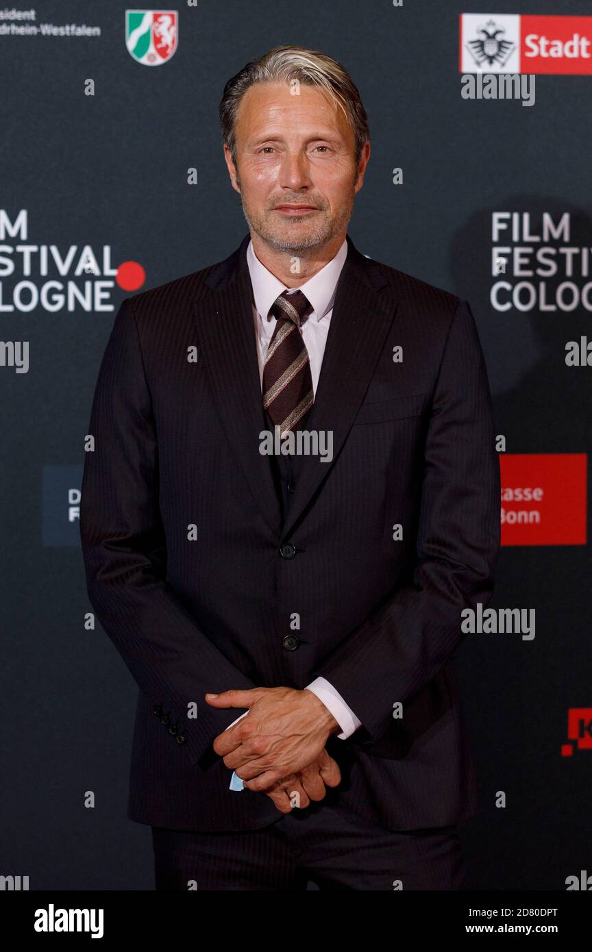 Mads Mikkelsen participant au Festival du film Cologne Awards 2020 au 30ème Festival du film Cologne 2020 au Palladium le 8 octobre 2020 à Cologne, Allemagne Banque D'Images