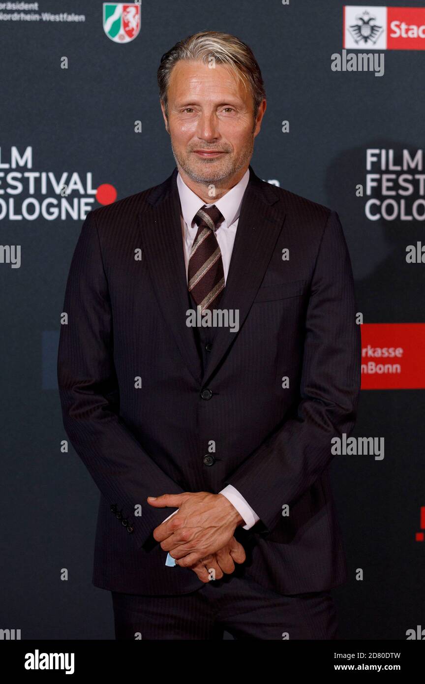 Mads Mikkelsen participant au Festival du film Cologne Awards 2020 au 30ème Festival du film Cologne 2020 au Palladium le 8 octobre 2020 à Cologne, Allemagne Banque D'Images