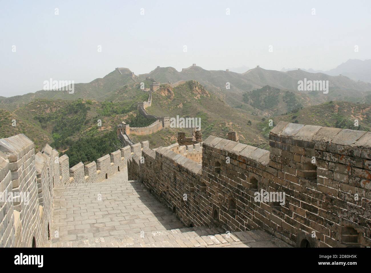 le grand mur de chine à jinshanling (chine) Banque D'Images