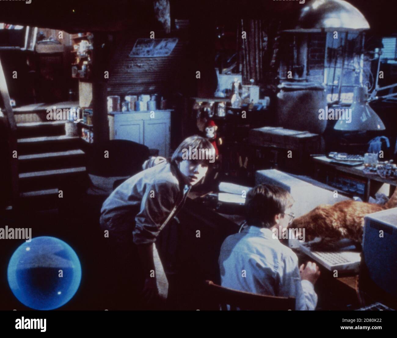 Explorateurs année : 1985 Etats-Unis Directeur : Joe Dante Ethan Hawke, River Phoenix Banque D'Images