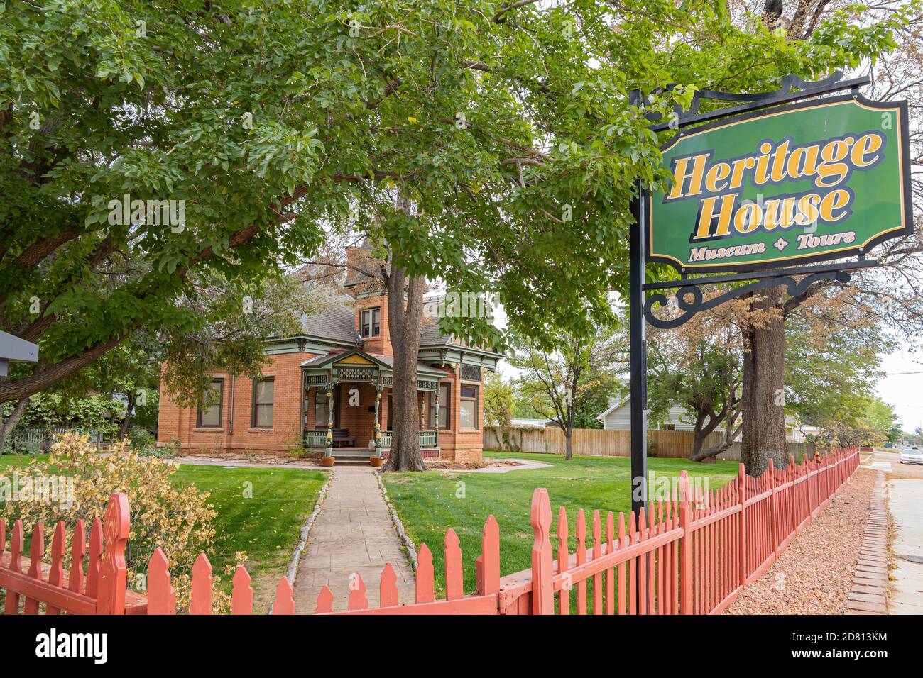 Utah, 7 octobre 2020 - vue extérieure du musée Kanab Heritage House Banque D'Images